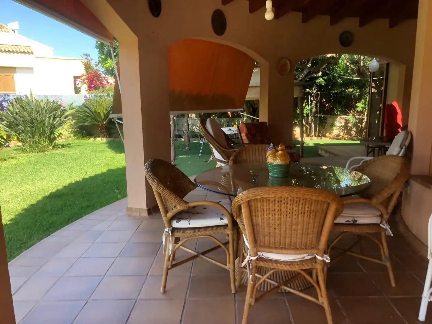 Terraza de Casa o chalet de alquiler en Dénia con Aire acondicionado, Calefacción y Jardín privado