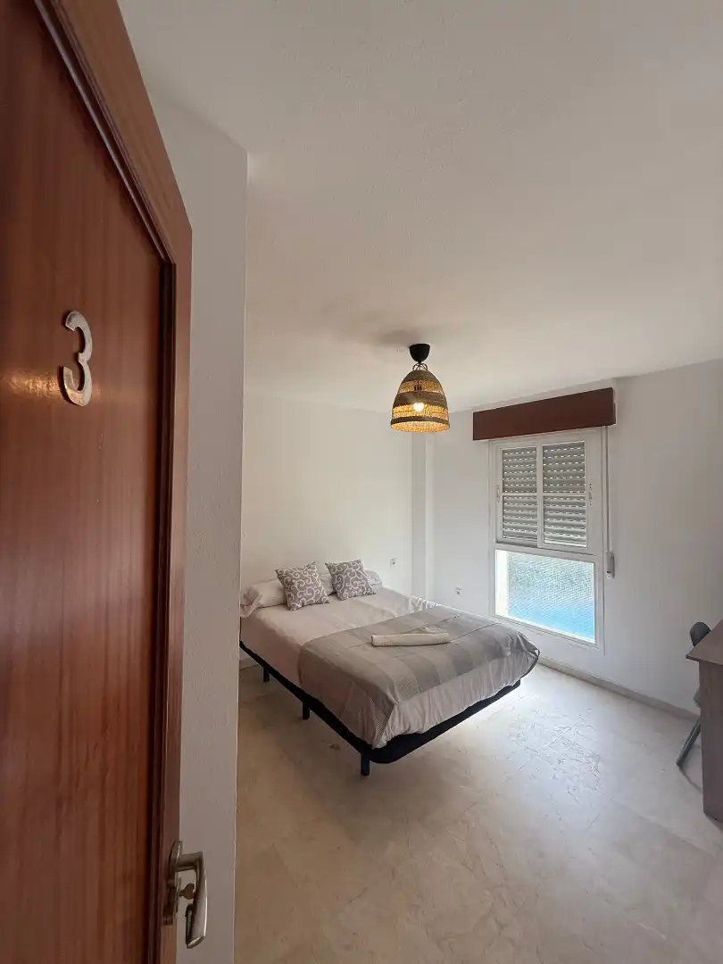 Bedroom of Flat for share in Málaga  with Furnished, Oven and Washing machine