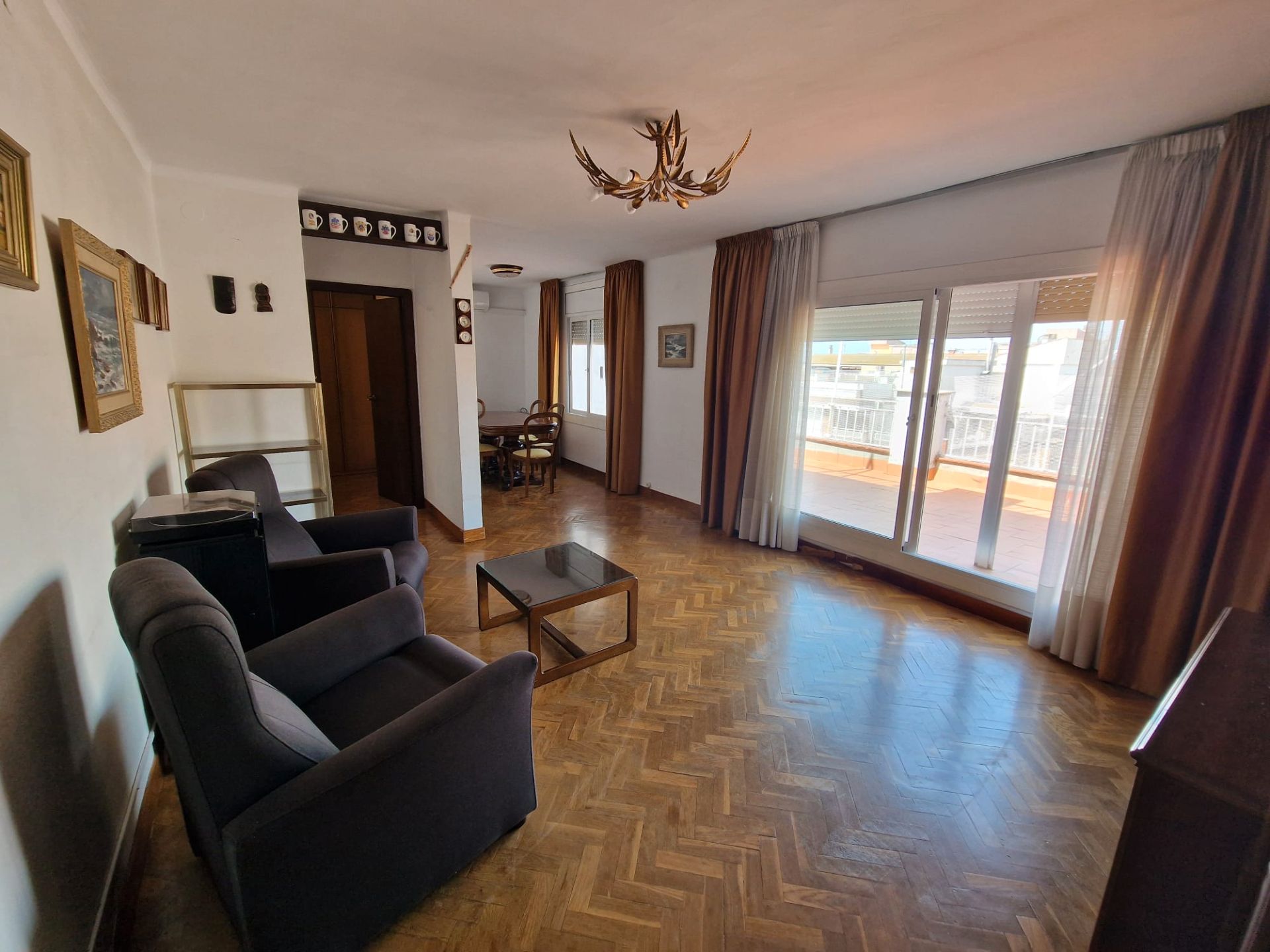 Sala d'estar de Àtic en venda en Granollers amb Aire condicionat, Calefacció i Terrassa