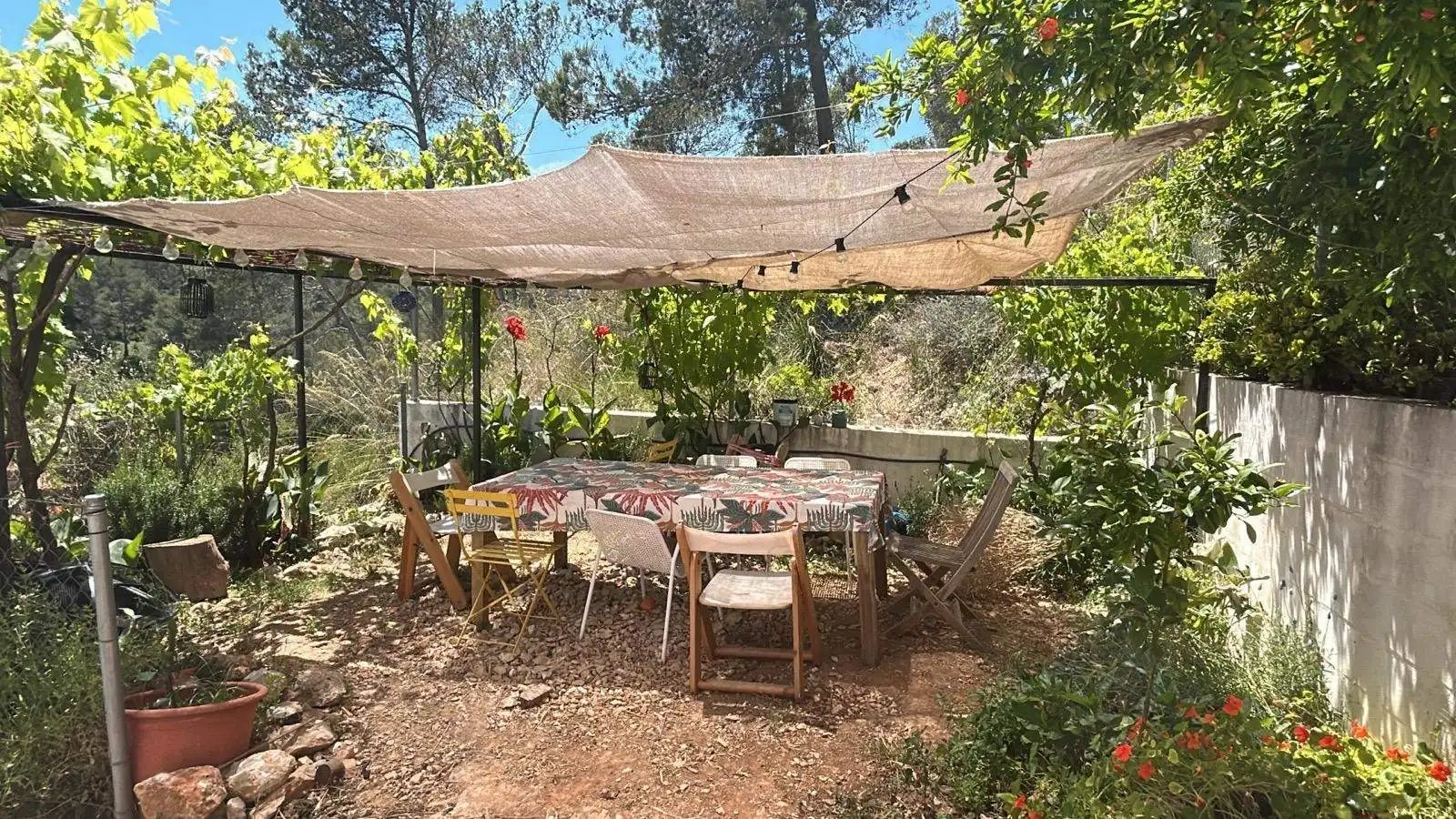 Terrassa de Pis de lloguer en Sant Pere de Ribes amb Aire condicionat, Jardí privat i Terrassa