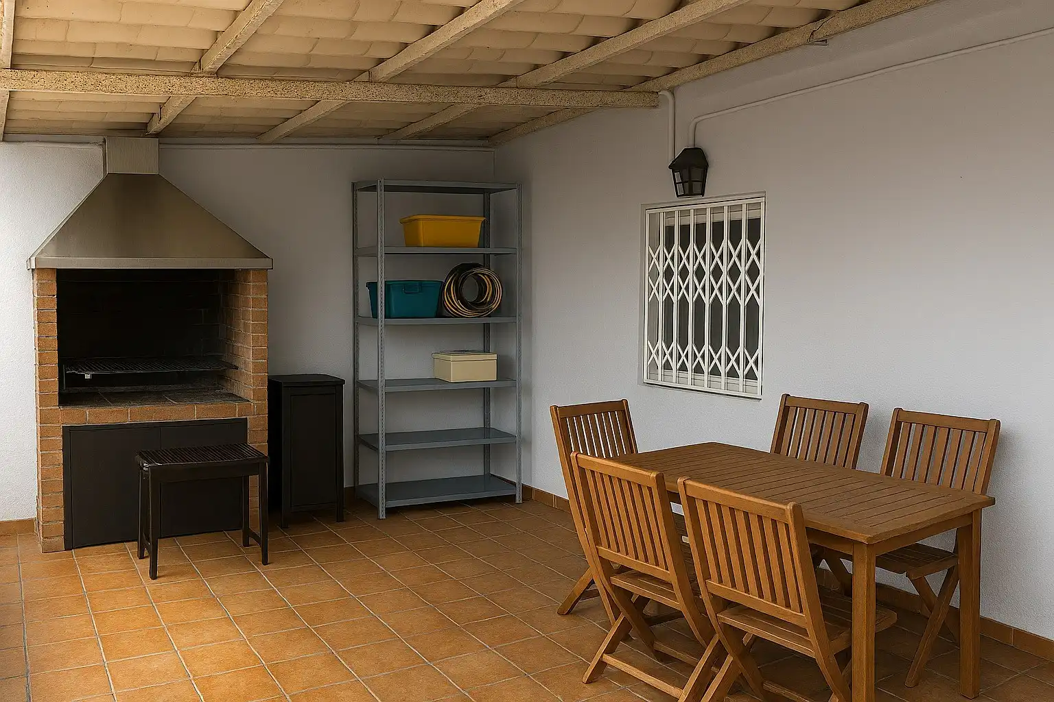 Terrasse von Dachboden zum Verkauf in Badalona mit Klimaanlage, Terrasse und Balkon