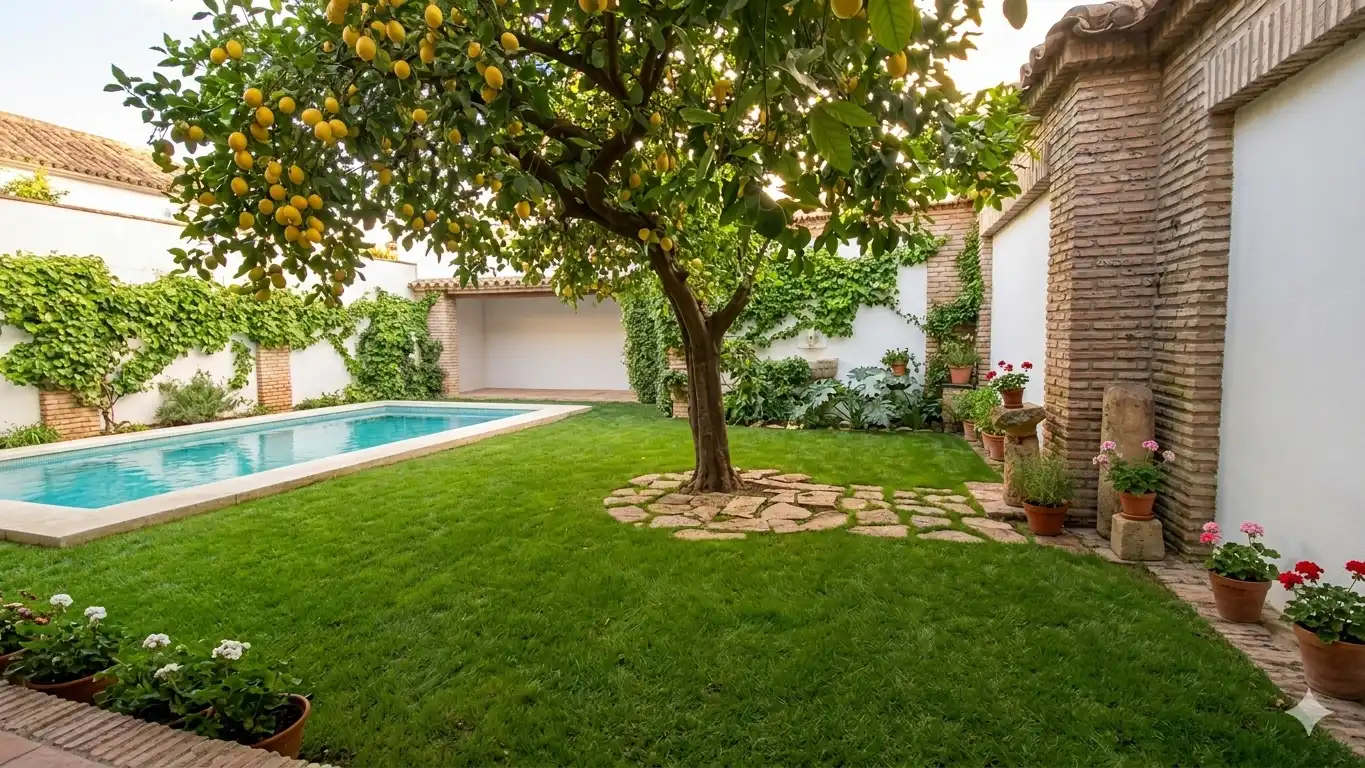 Jardín de Casa o chalet en venta en Córdoba con Aire acondicionado, Jardín privado y Terraza