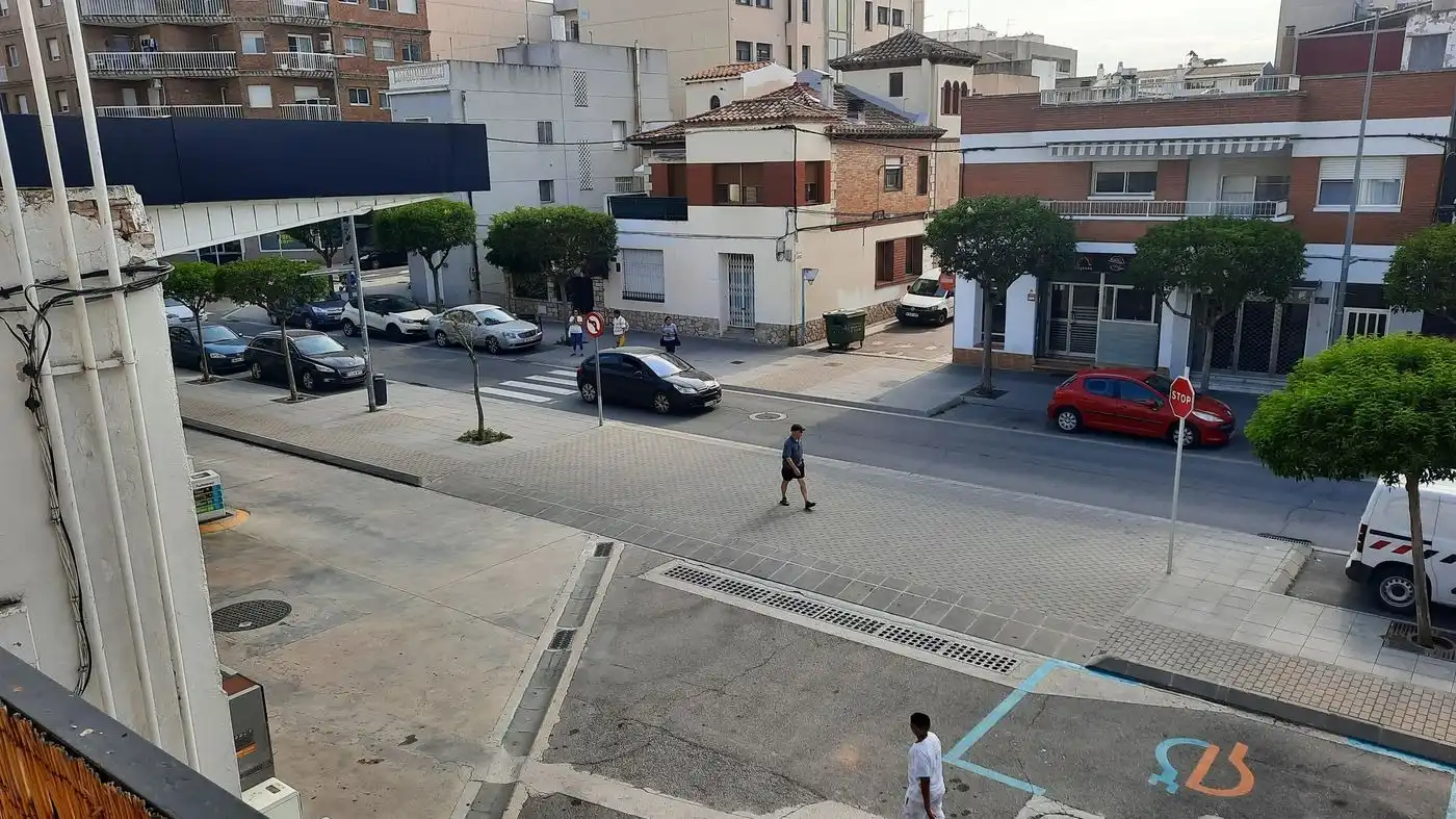 Vista exterior de Pis en venda en Amposta amb Terrassa, Moblat i Balcó
