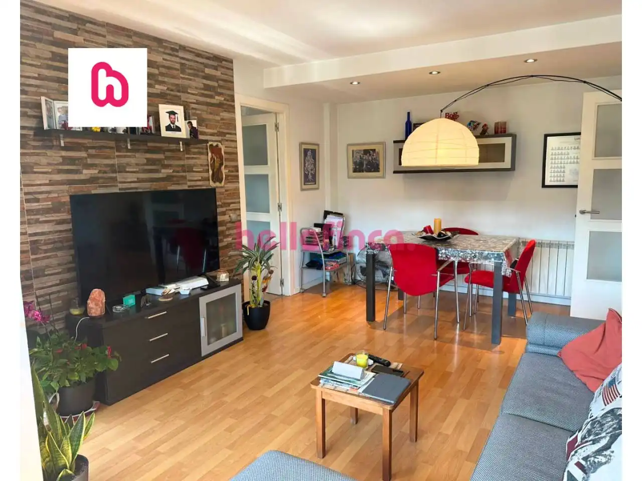 Sala de estar de Dúplex en venta en Sant Joan de Vilatorrada con Aire acondicionado, Calefacción y Parquet