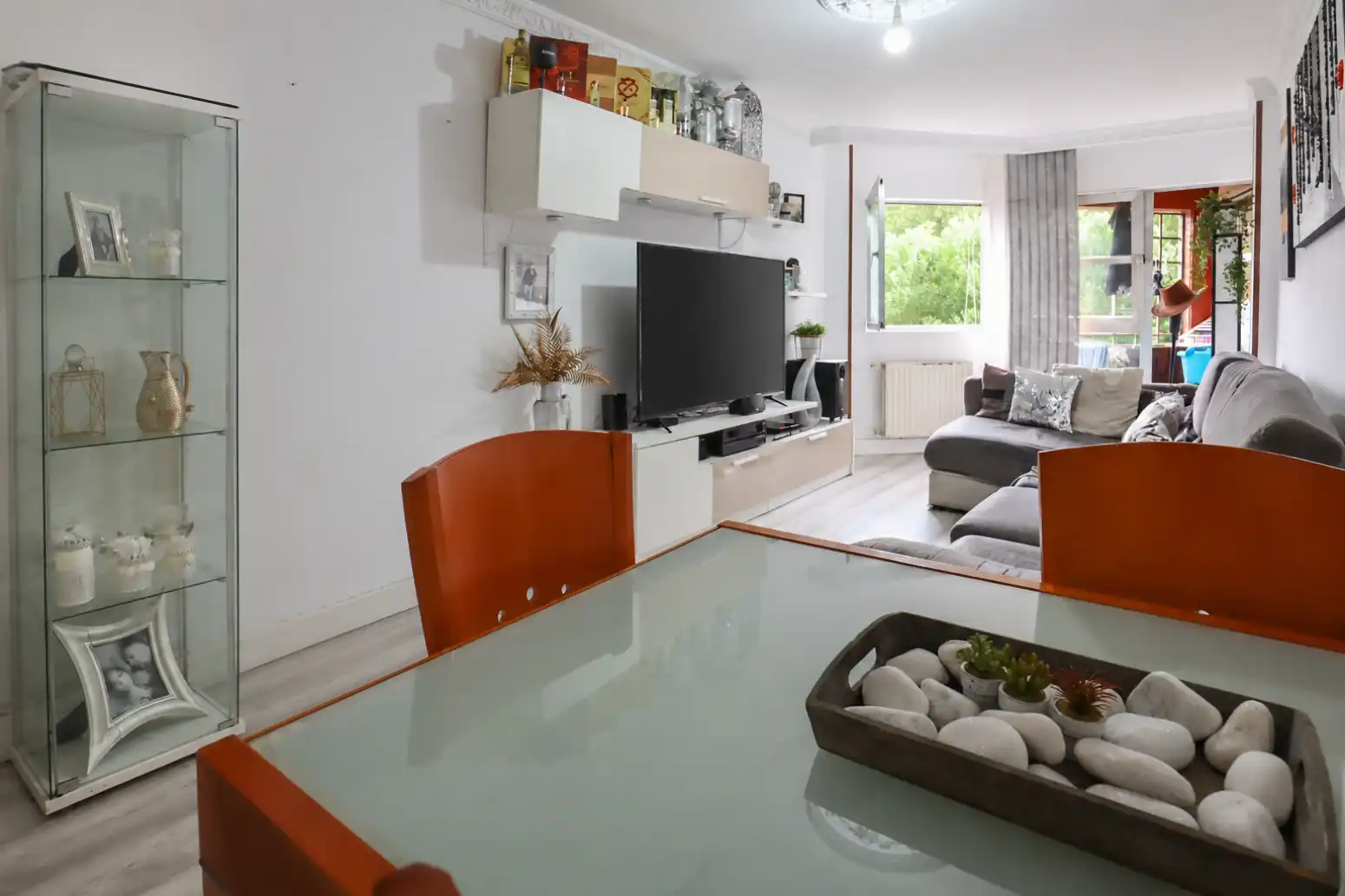 Sala de estar de Piso en venta en Oviedo  con Calefacción y Terraza