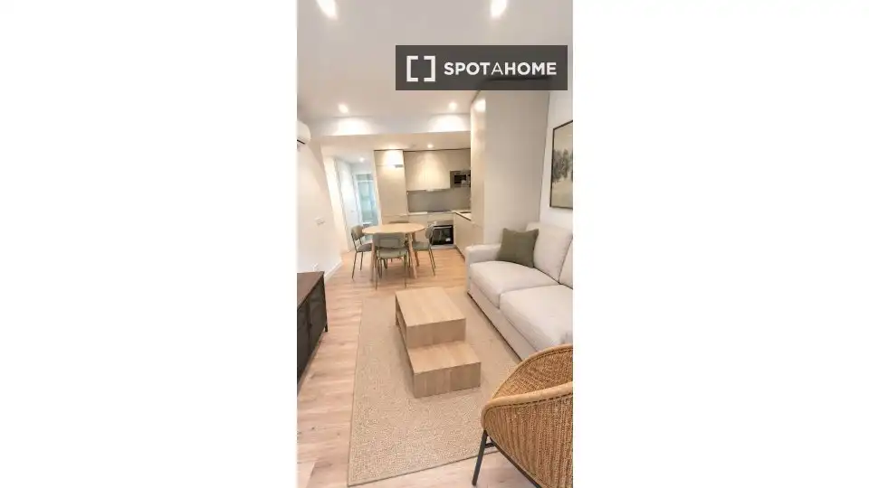 Living room of Flat for rent in Ciudad Lineal