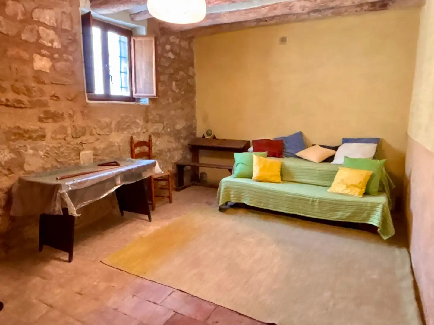 Sala de estar de Finca rústica en venta en Ilche, Huesca