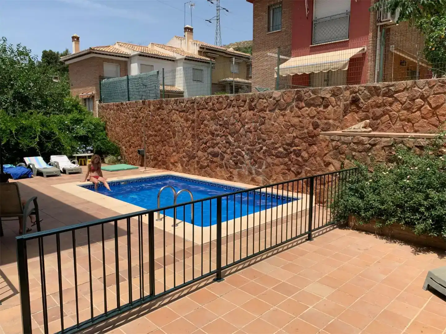 Piscina de Casa o xalet en venda en  Granada Capital amb Aire condicionat i Piscina