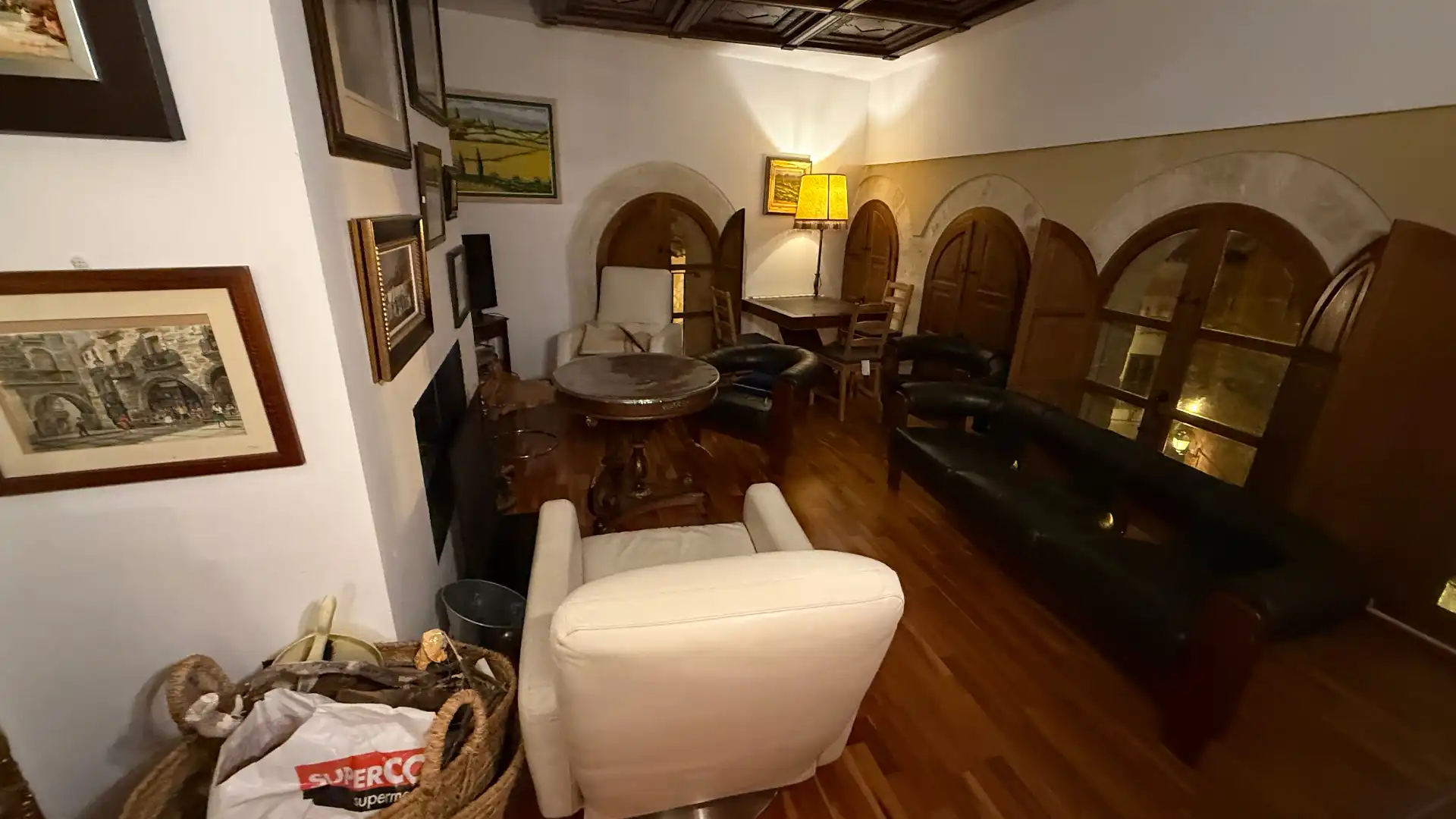 Sala de estar de Piso en venta en Chinchilla de Monte-Aragón con Calefacción, Parquet y Lavadora