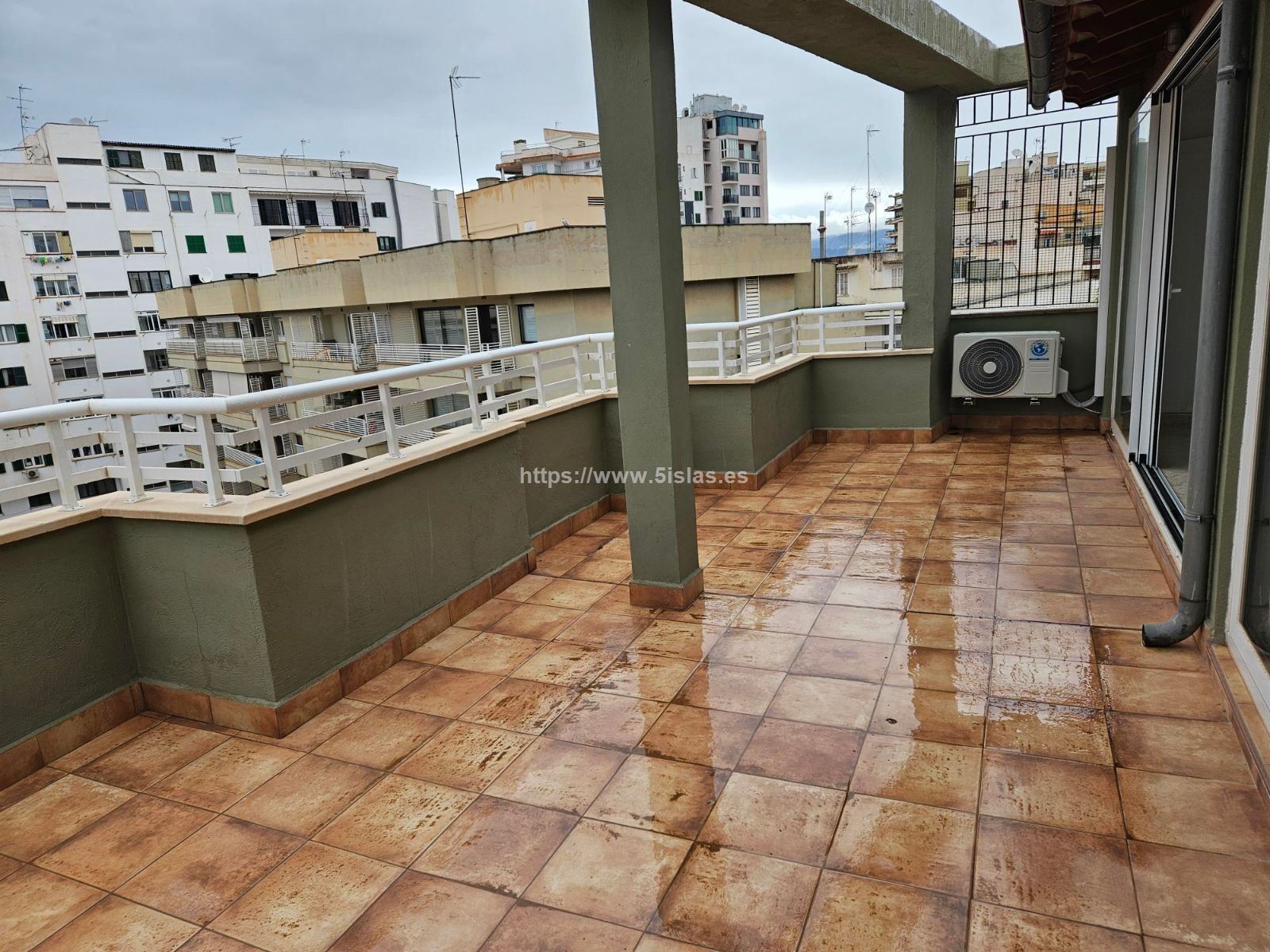 Terrace of Duplex to rent in  Palma de Mallorca  with Air Conditioner, Heating and Terrace