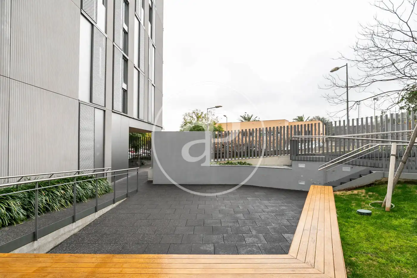 Terraza de Piso de alquiler en Barcelona con Aire acondicionado, Calefacción y Jardín privado