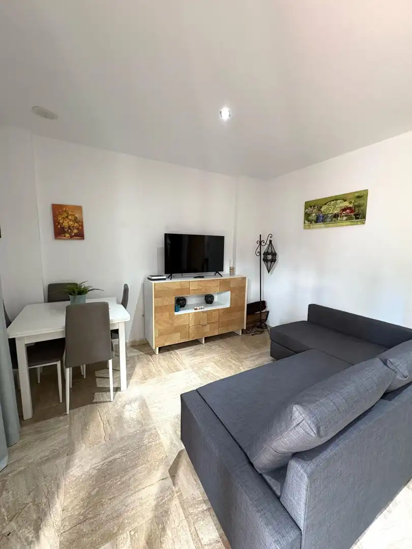 Living room of Apartments for rent in Chiclana de la Frontera  with Air Conditioner and Private garden