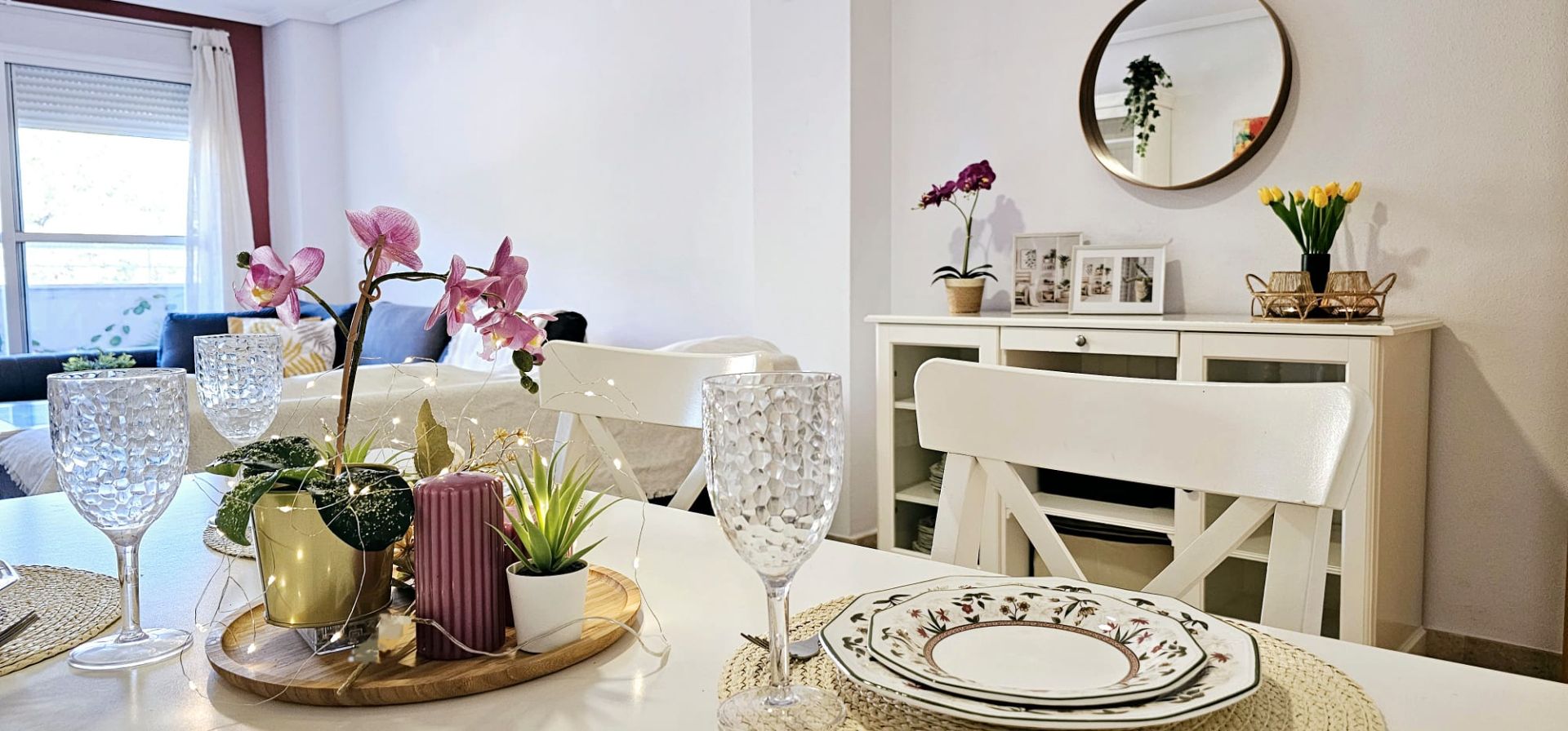 Dining room of Flat for sale in Molina de Segura  with Air Conditioner, Swimming Pool and Furnished