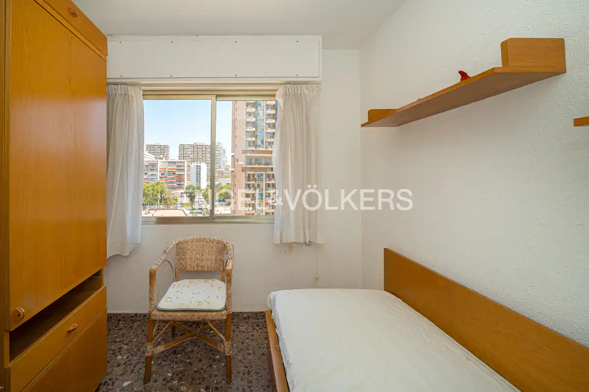 Bedroom of Apartments for sale in Benidorm  with Terrace and Community pool