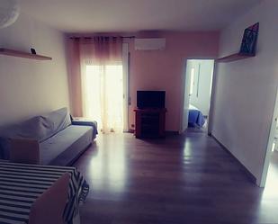 Sala d'estar de Pis de lloguer en Castelldefels amb Aire condicionat, Terrassa i Moblat