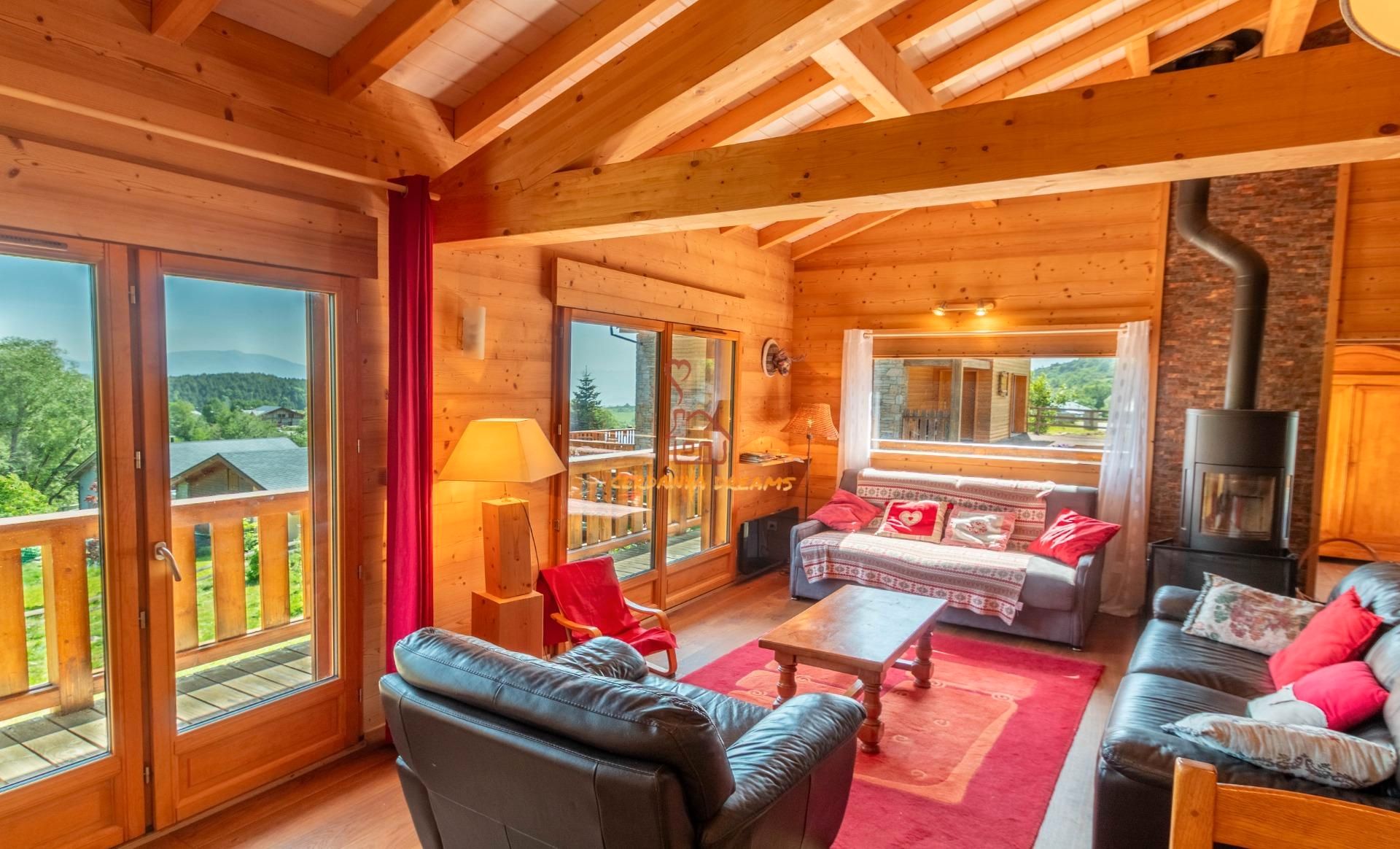 Sala de estar de Casa o chalet en venta en Égat con Calefacción, Jardín privado y Parquet