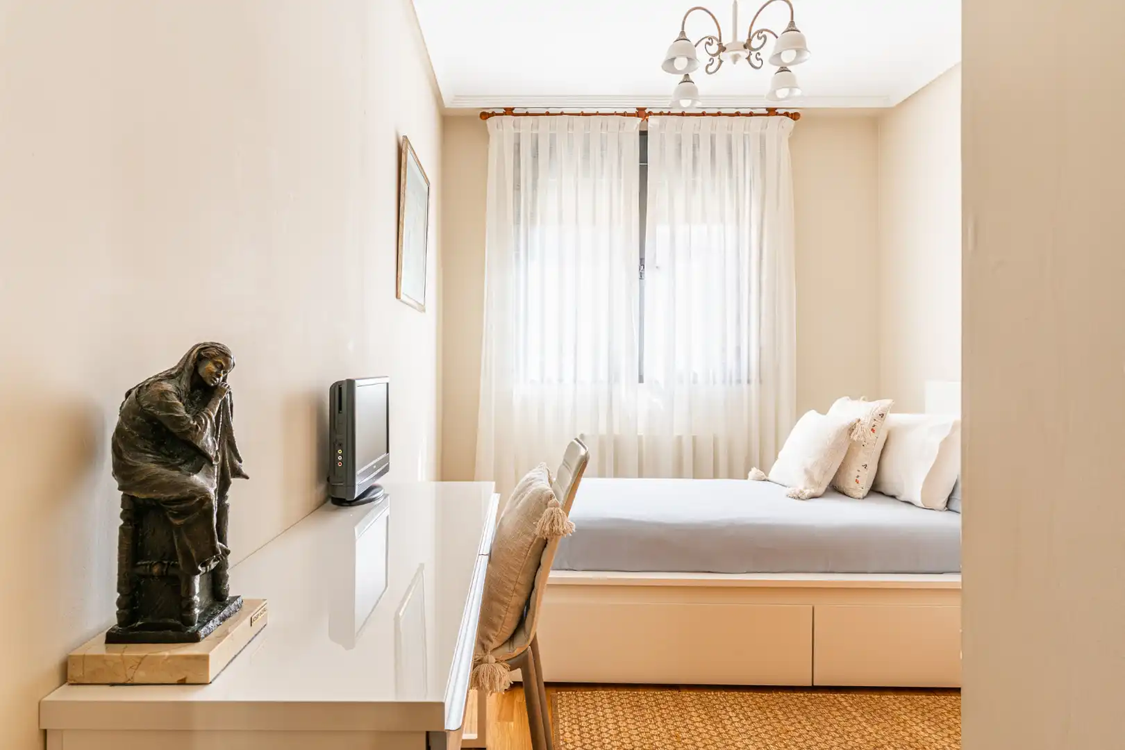 Schlafzimmer von Wohnung zum Verkauf in Las Rozas de Madrid mit Klimaanlage, Heizung und Parkett
