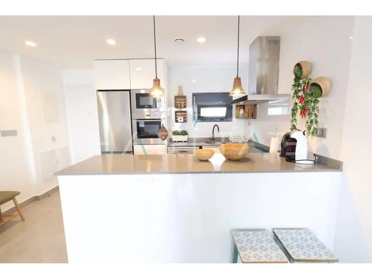 Cocina de Casa o chalet en venta en Pilar de la Horadada con Aire acondicionado, Terraza y Amueblado