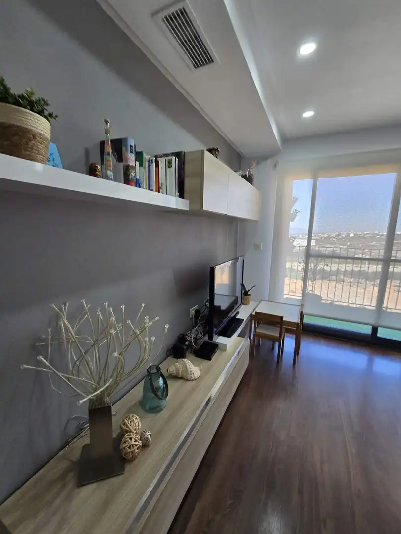 Sala de estar de Piso en venta en Crevillent con Aire acondicionado, Parquet y Terraza