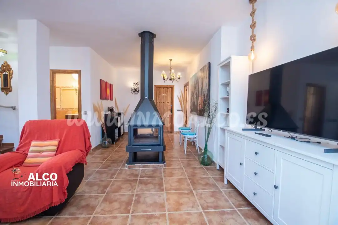 Living room of Houses for sale in Torrox  with Air Conditioner, Terrace and Swimming Pool