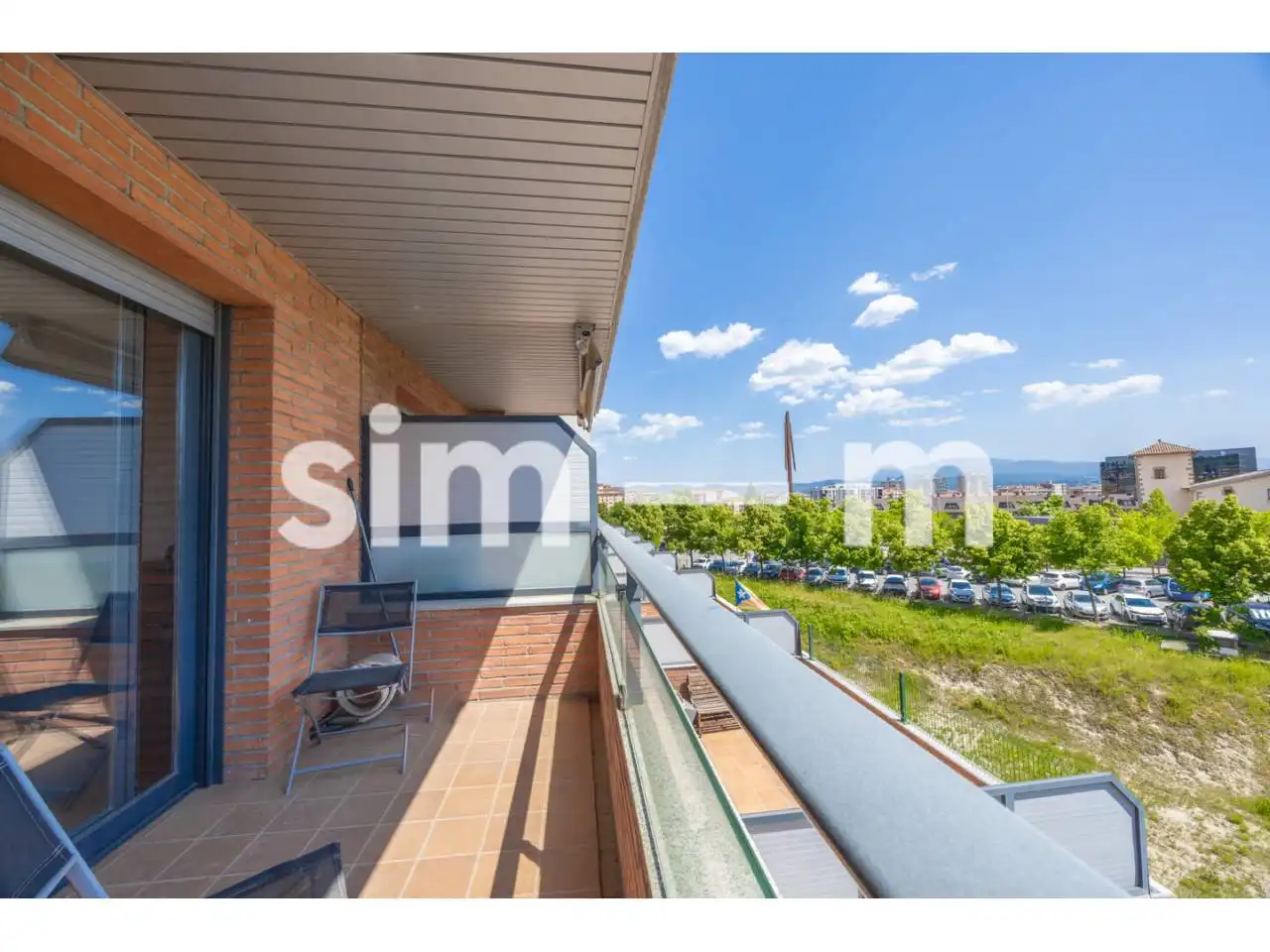Balcony of Flat for sale in Vic  with Heating, Parquet flooring and Terrace