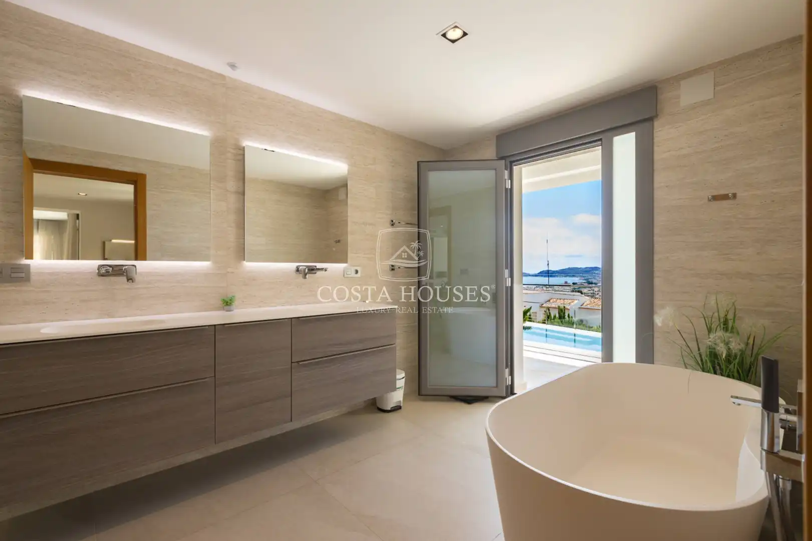 Baño de Casa o chalet en venta en Jávea / Xàbia con Aire acondicionado, Jardín privado y Terraza