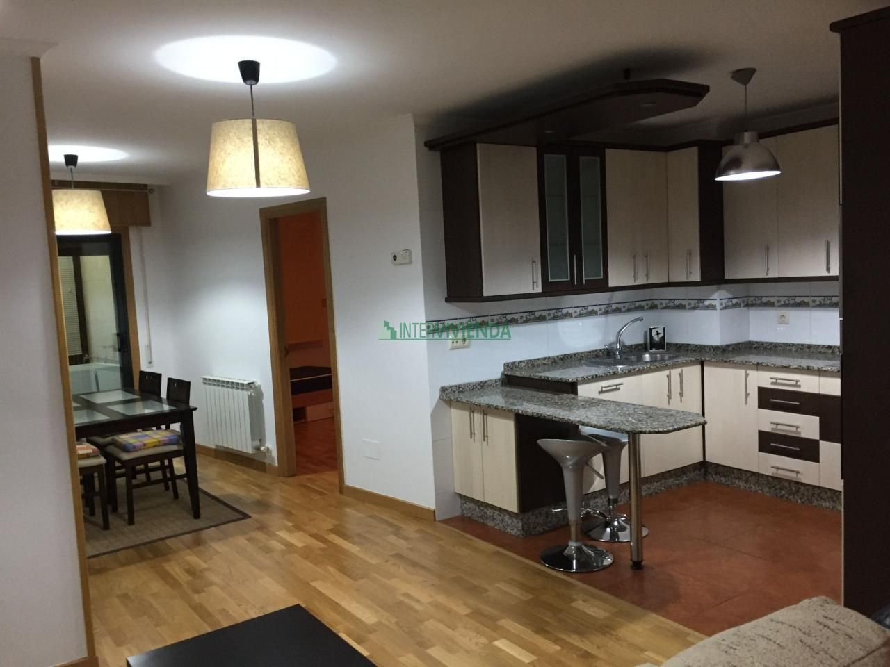 Cocina de Piso en venta en A Cañiza   con Calefacción, Parquet y Terraza
