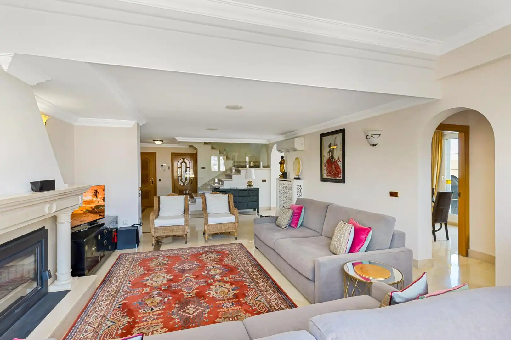 Living room of Attic for sale in Marbella  with Terrace