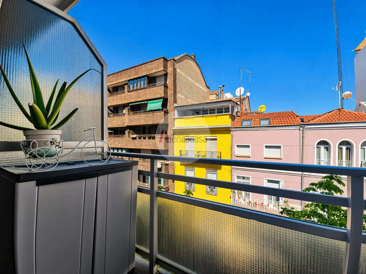 Terraza de Apartamento de alquiler en Madrid con Aire acondicionado, Calefacción y Terraza