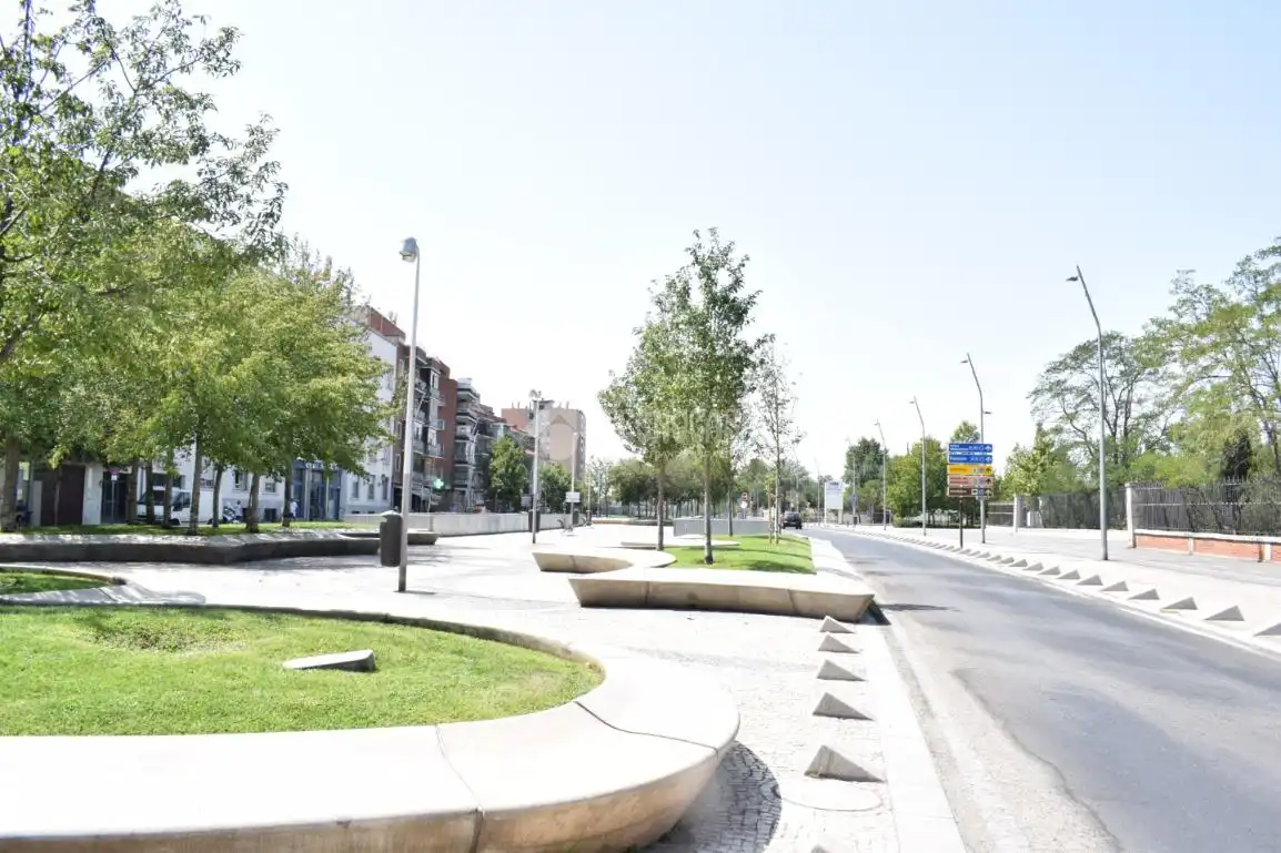 Vista exterior de Pis en venda en Madrid amb Aire condicionat i Calefacció