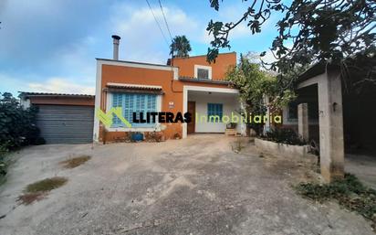 Exterior view of House or chalet for sale in Llubí  with Air Conditioner, Private garden and Terrace