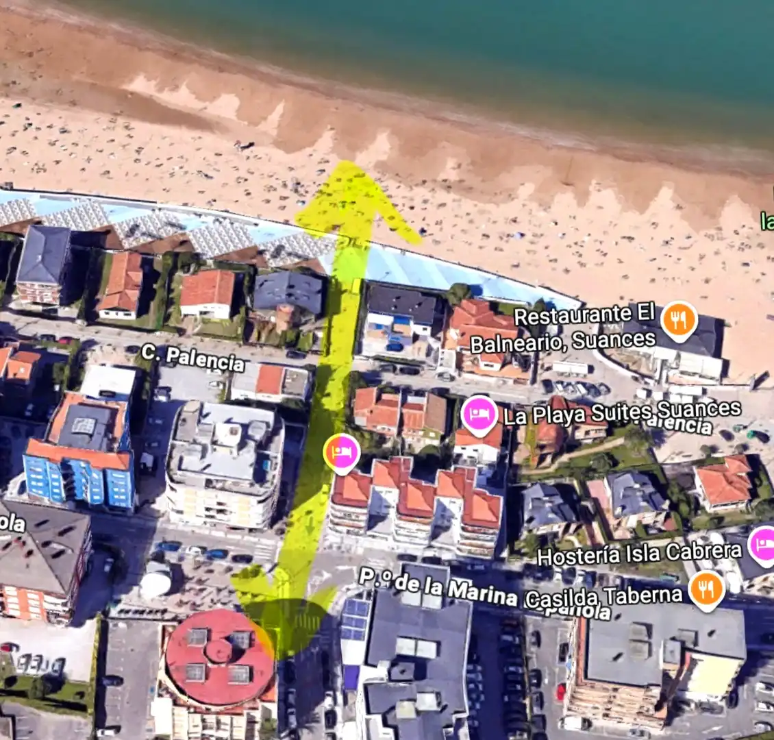 Vista exterior de Pis en venda en Suances amb Calefacció i Terrassa