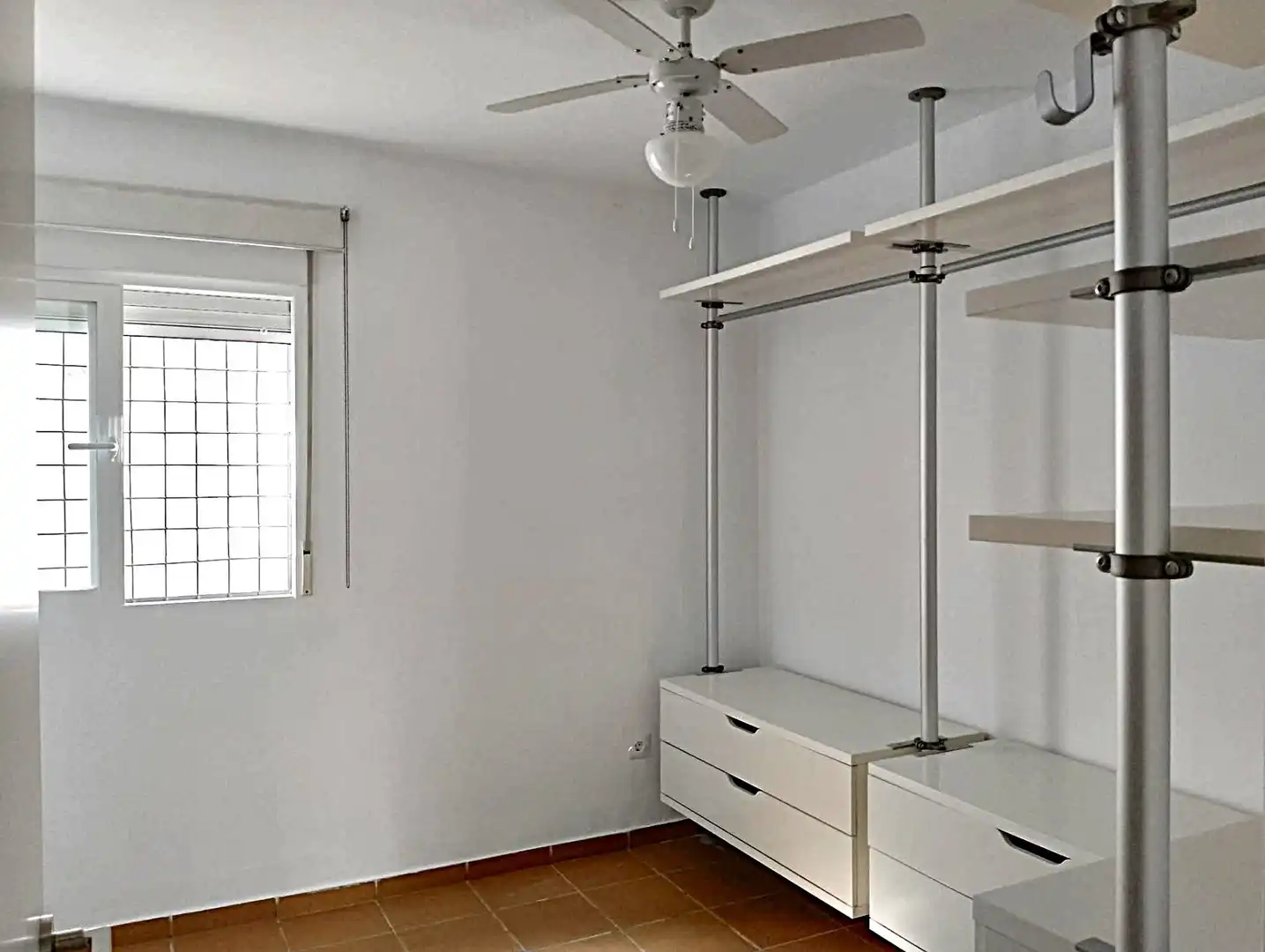 Schlafzimmer von Wohnung zur Miete in Málaga mit Klimaanlage, Privatgarten und Terrasse