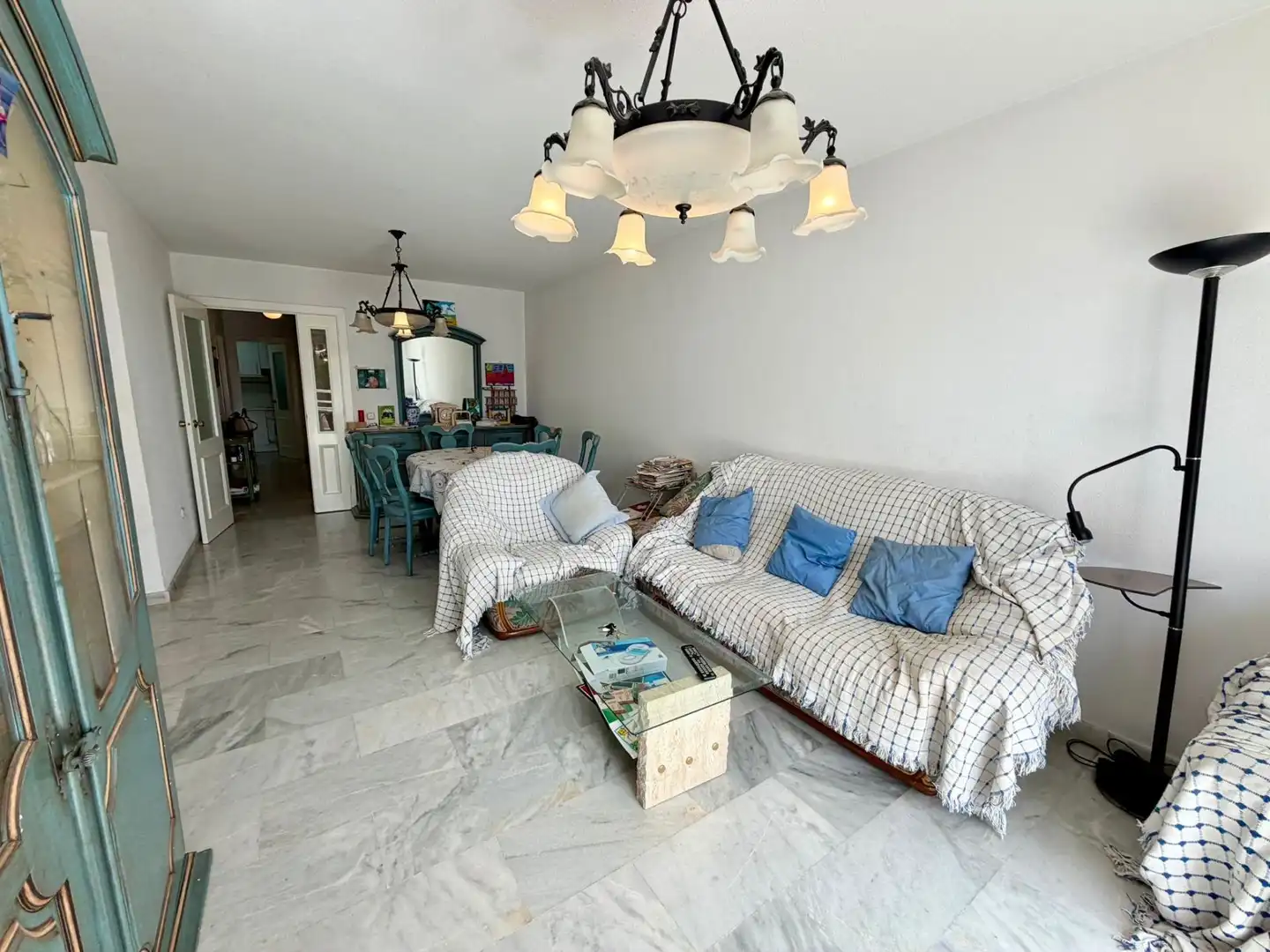 Living room of Flat for sale in Roquetas de Mar  with Air Conditioner, Terrace and Storage room