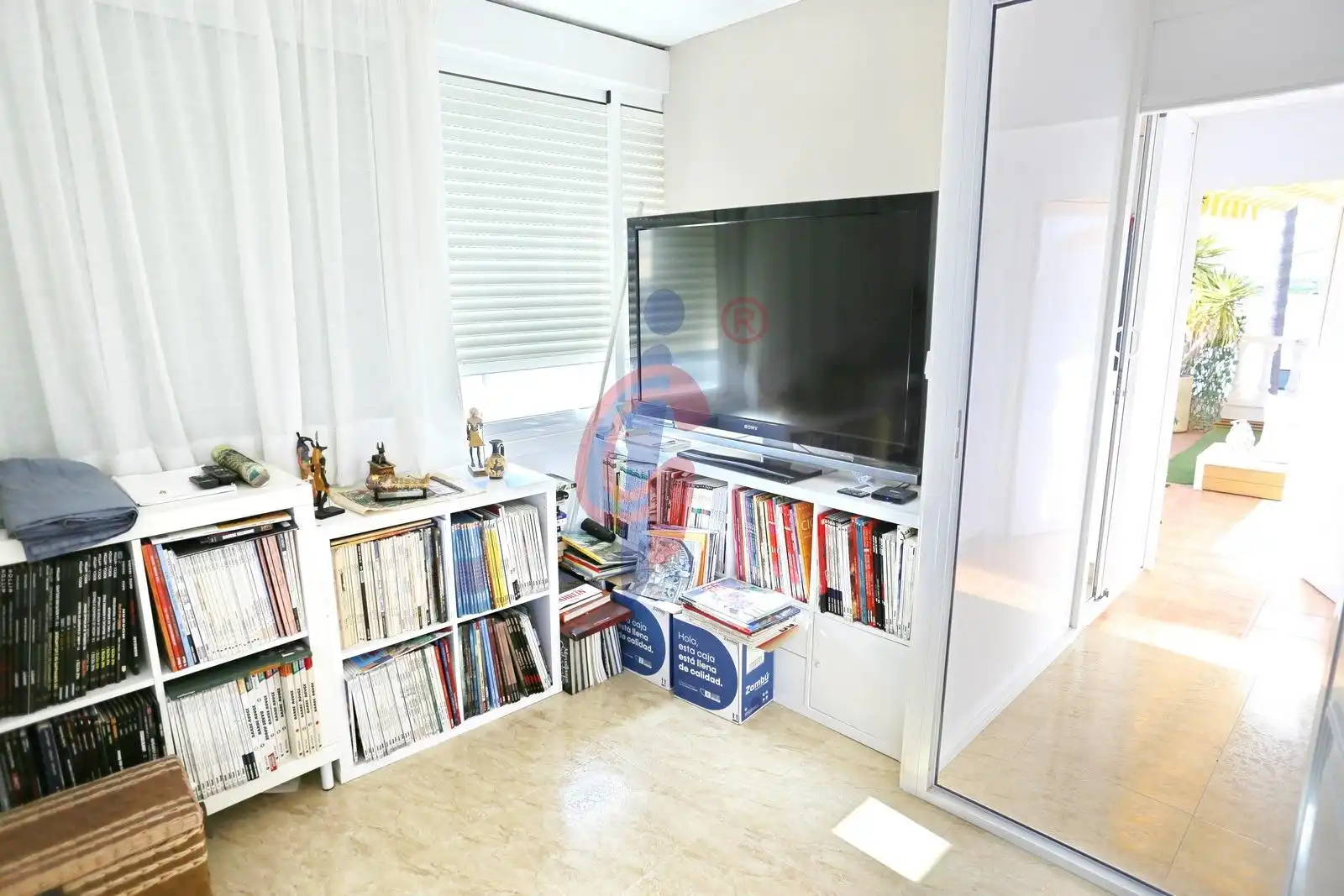Wohnzimmer von Dachboden zum Verkauf in Guardamar del Segura mit Klimaanlage, Heizung und Terrasse