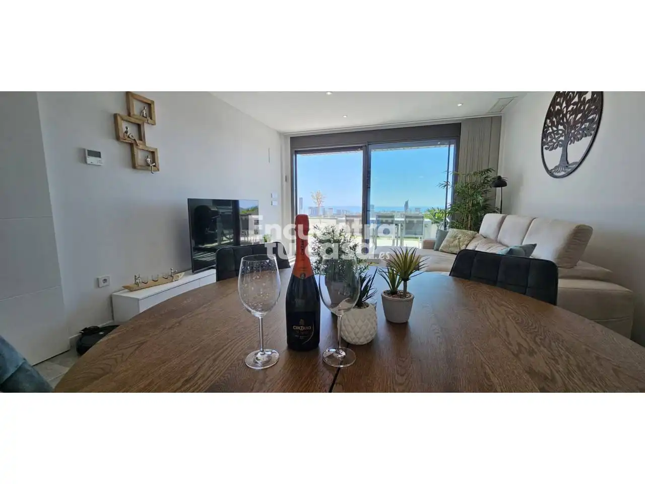 Sala de estar de Apartamento en venta en Finestrat con Aire acondicionado, Calefacción y Terraza