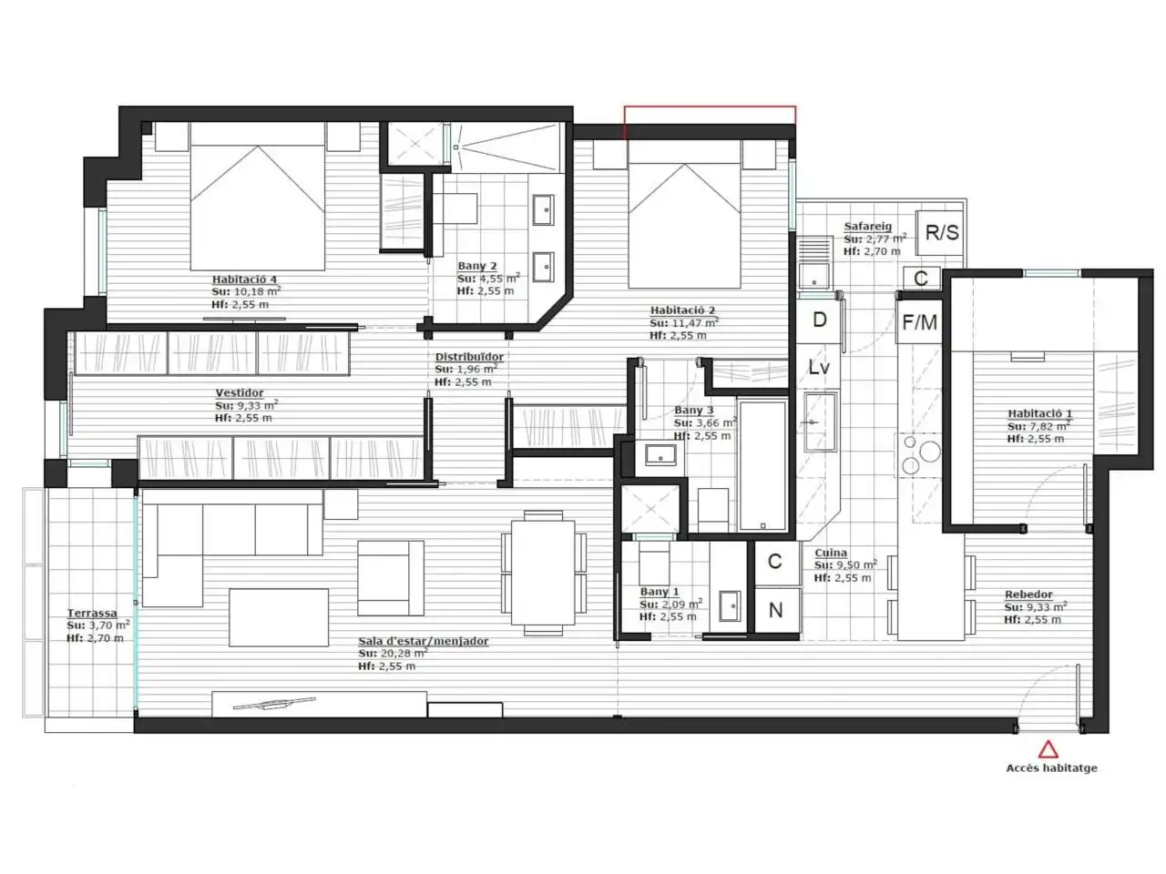 Flat with terrace for sale in Calle PROVENÇA, imagen 25