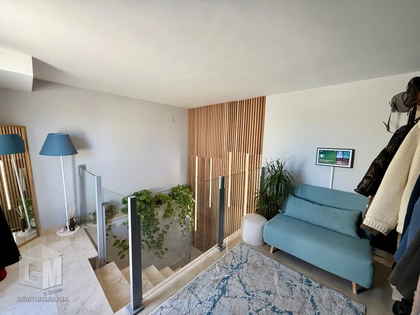 Terrasse von Einfamilien-Reihenhaus zum Verkauf in Arroyomolinos (Madrid) mit Klimaanlage, Heizung und Privatgarten