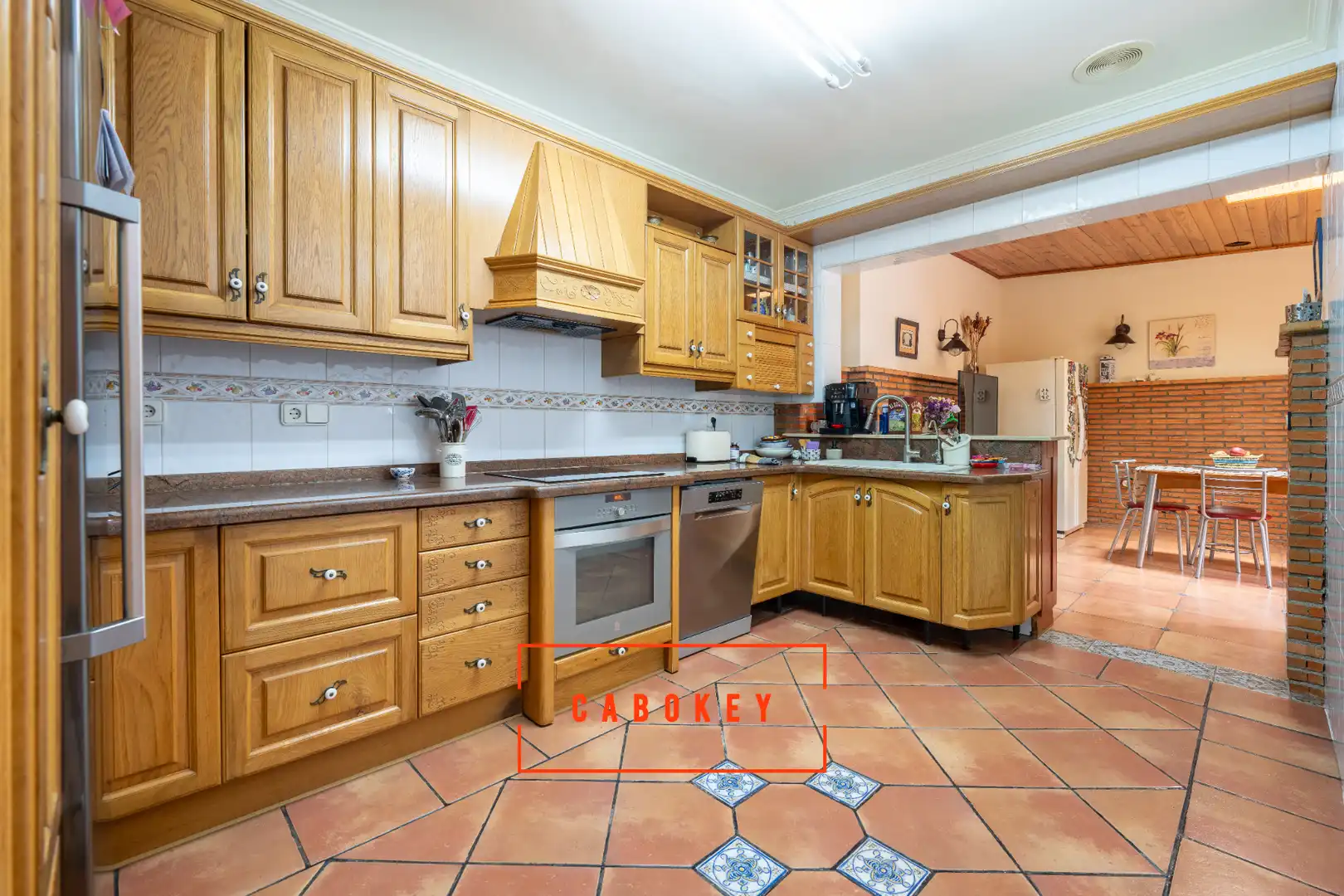 Cocina de Casa o chalet en venta en Huércal de Almería con Aire acondicionado, Calefacción y Jardín privado