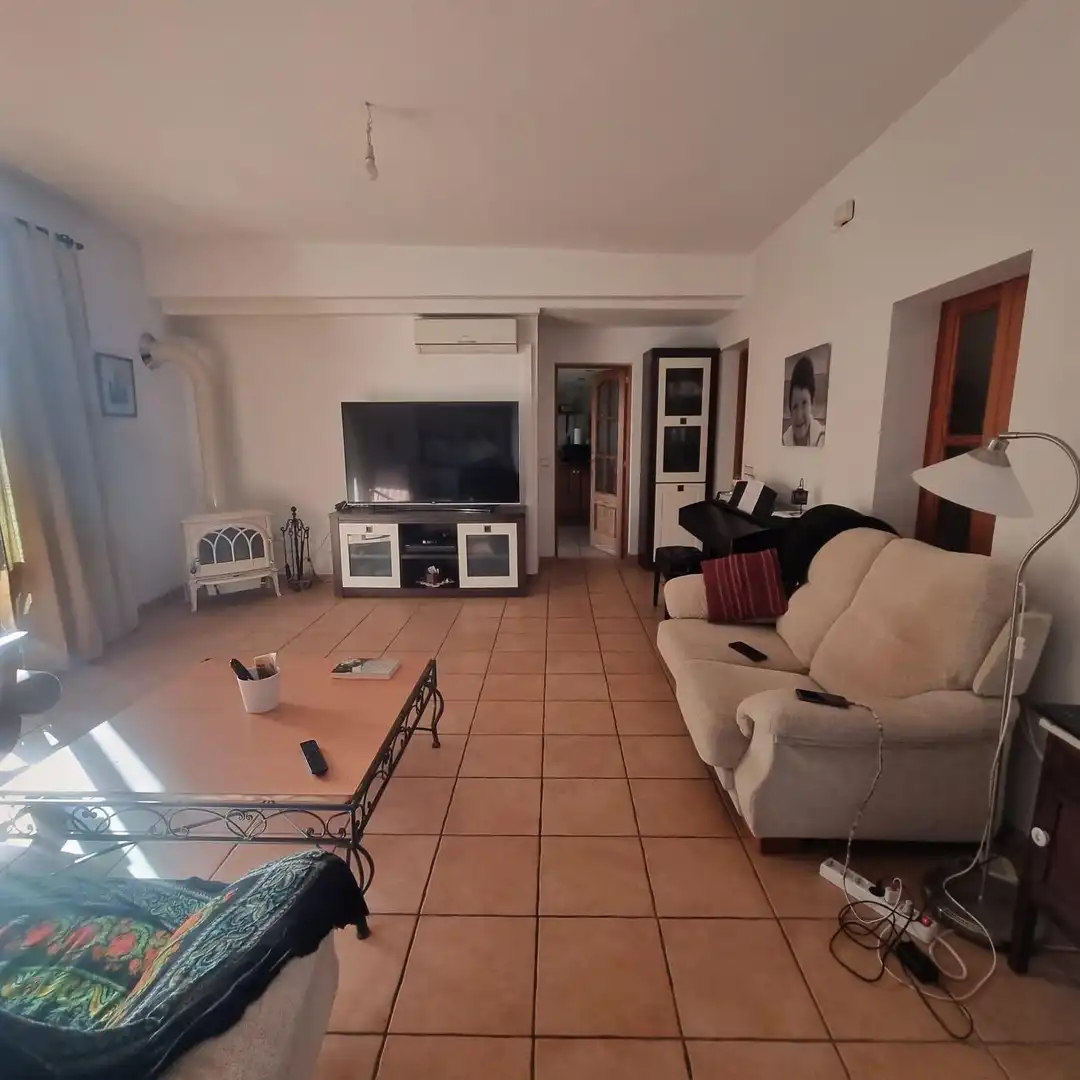 Sala d'estar de Planta baixa en venda en Marratxí amb Aire condicionat, Jardí privat i Terrassa