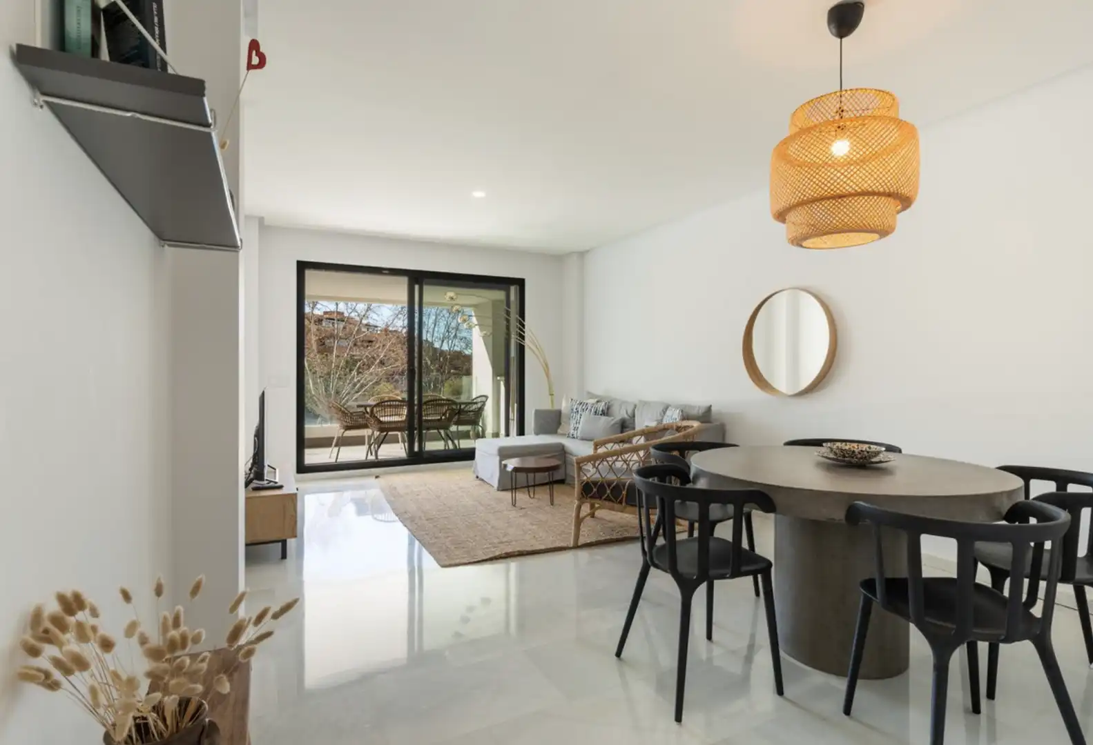 Sala de estar de Apartamento en venta en Marbella con Aire acondicionado, Calefacción y Terraza