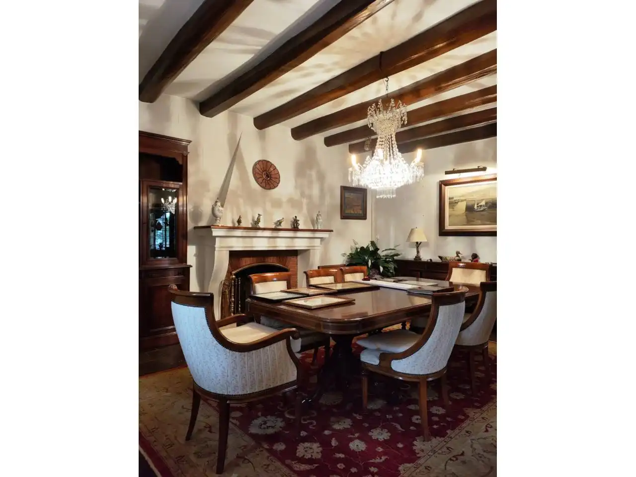Comedor de Casa o chalet en venta en Les Franqueses del Vallès con Calefacción, Jardín privado y Terraza