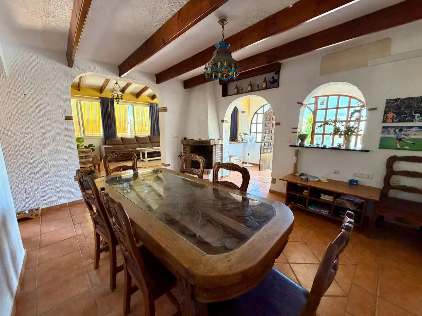 Dining room of Houses for sale in El Campello  with Air Conditioner, Heating and Terrace