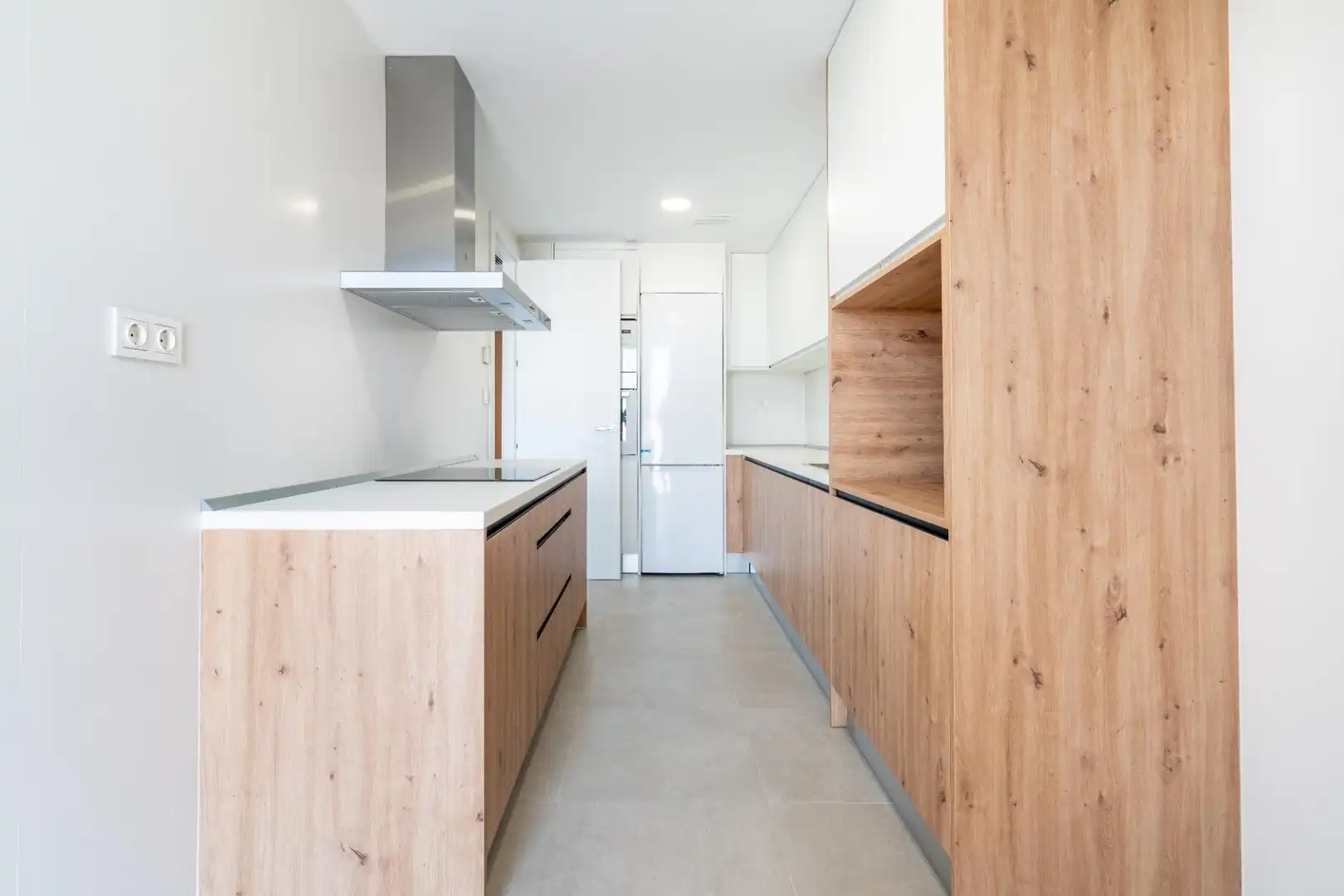 Kitchen of Flat for rent in Almería  with Air Conditioner, Heating and Private garden