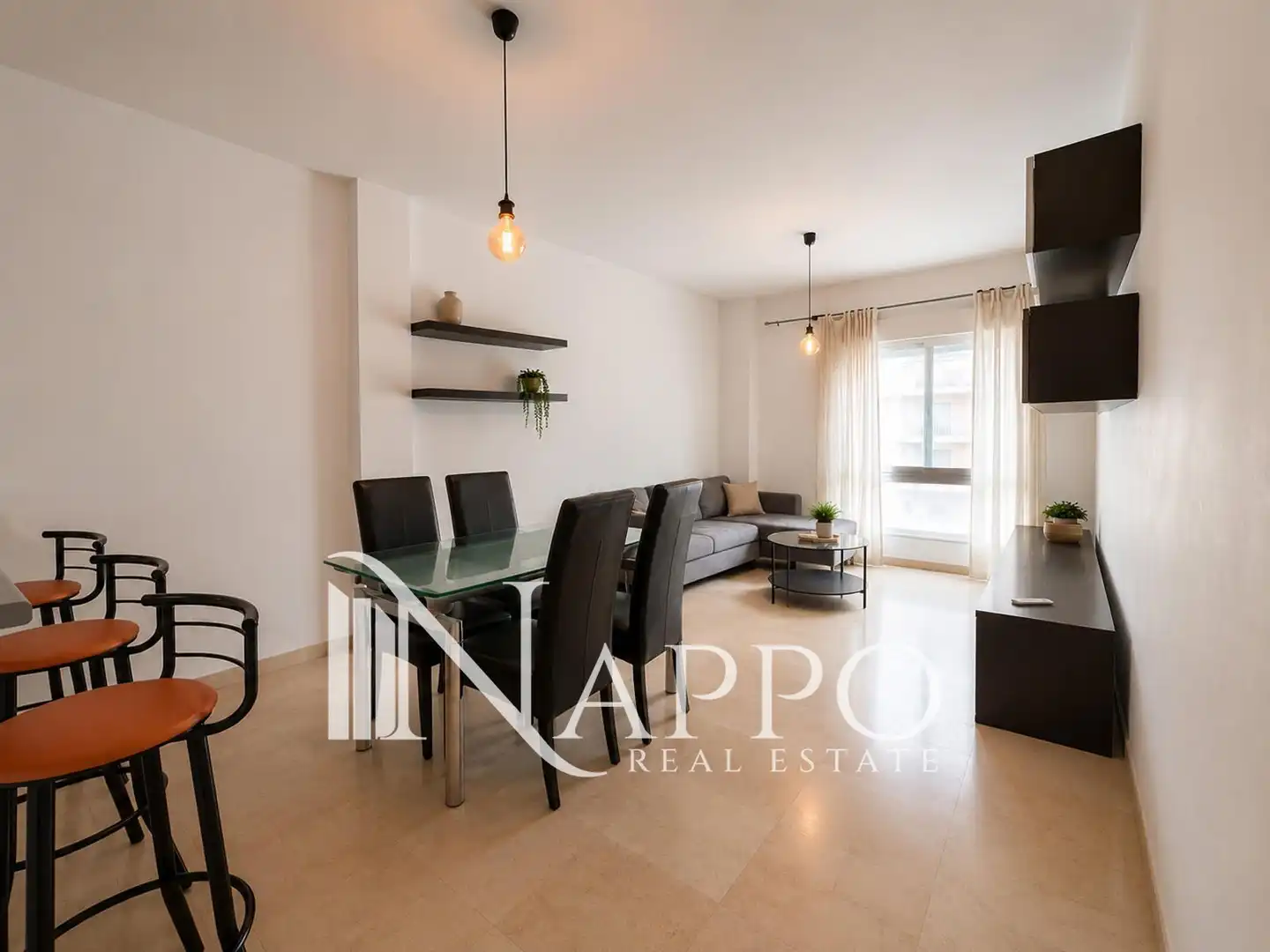 Sala de estar de Piso en venta en  Palma de Mallorca con Aire acondicionado, Calefacción y Amueblado