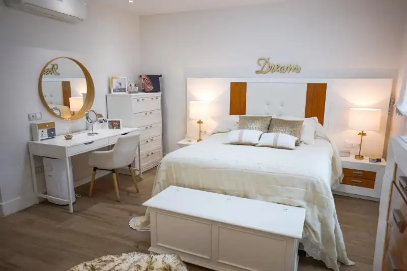 Bedroom of Detached homes for sale in Benalmádena  with Air Conditioner, Terrace and Swimming Pool