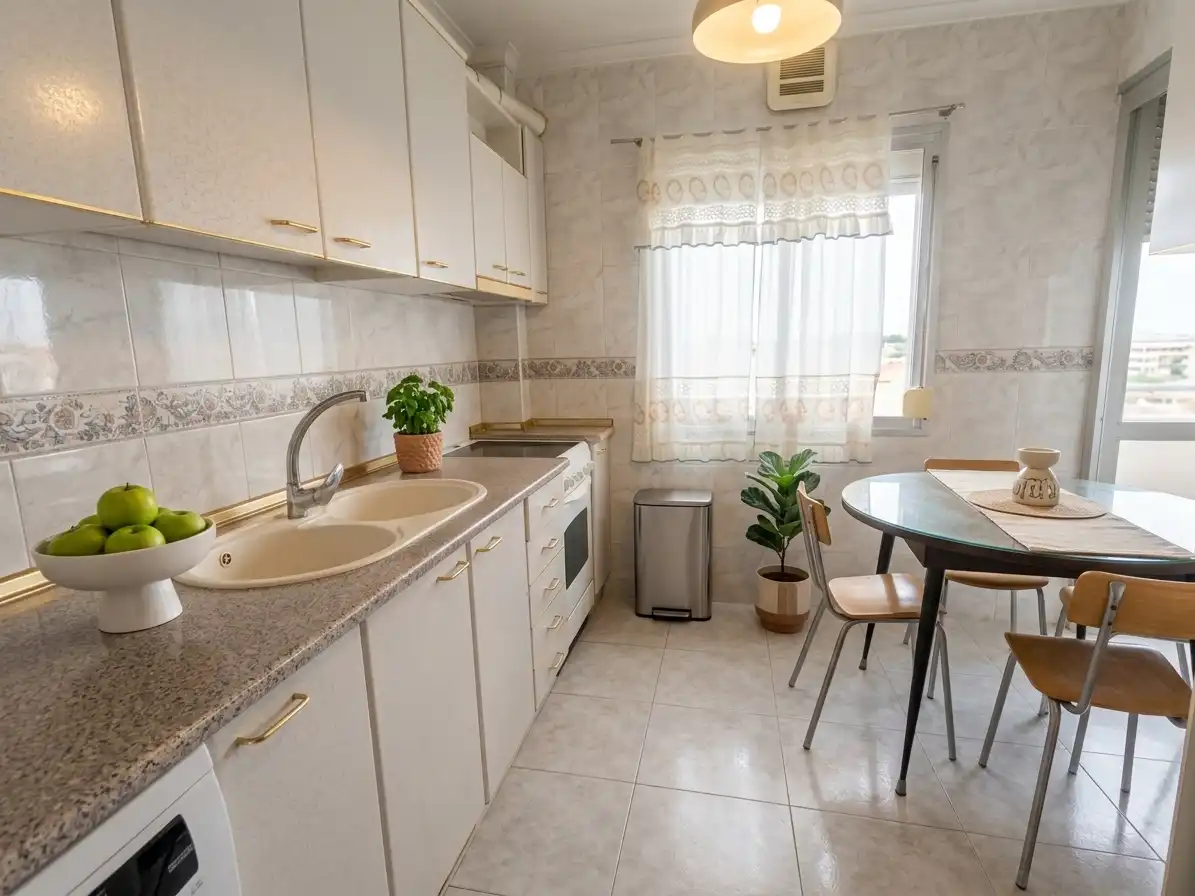 Cocina de Piso en venta en Ciudad Real con Aire acondicionado, Calefacción y Terraza