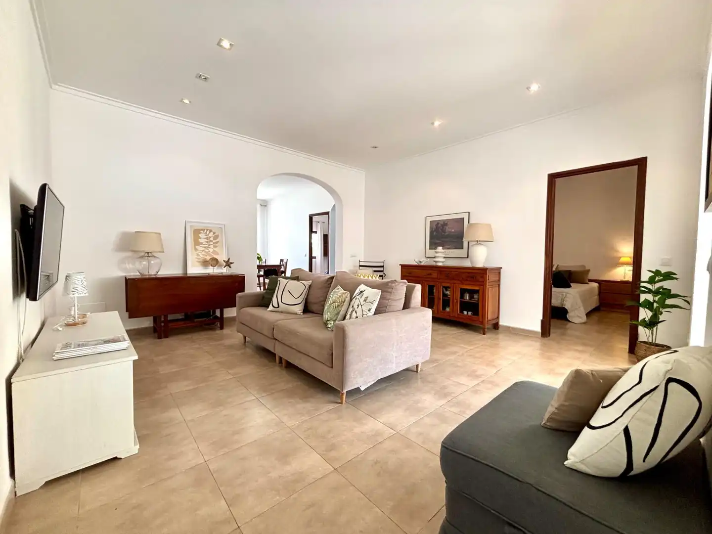 Sala de estar de Ático en venta en Alcúdia con Terraza y Balcón
