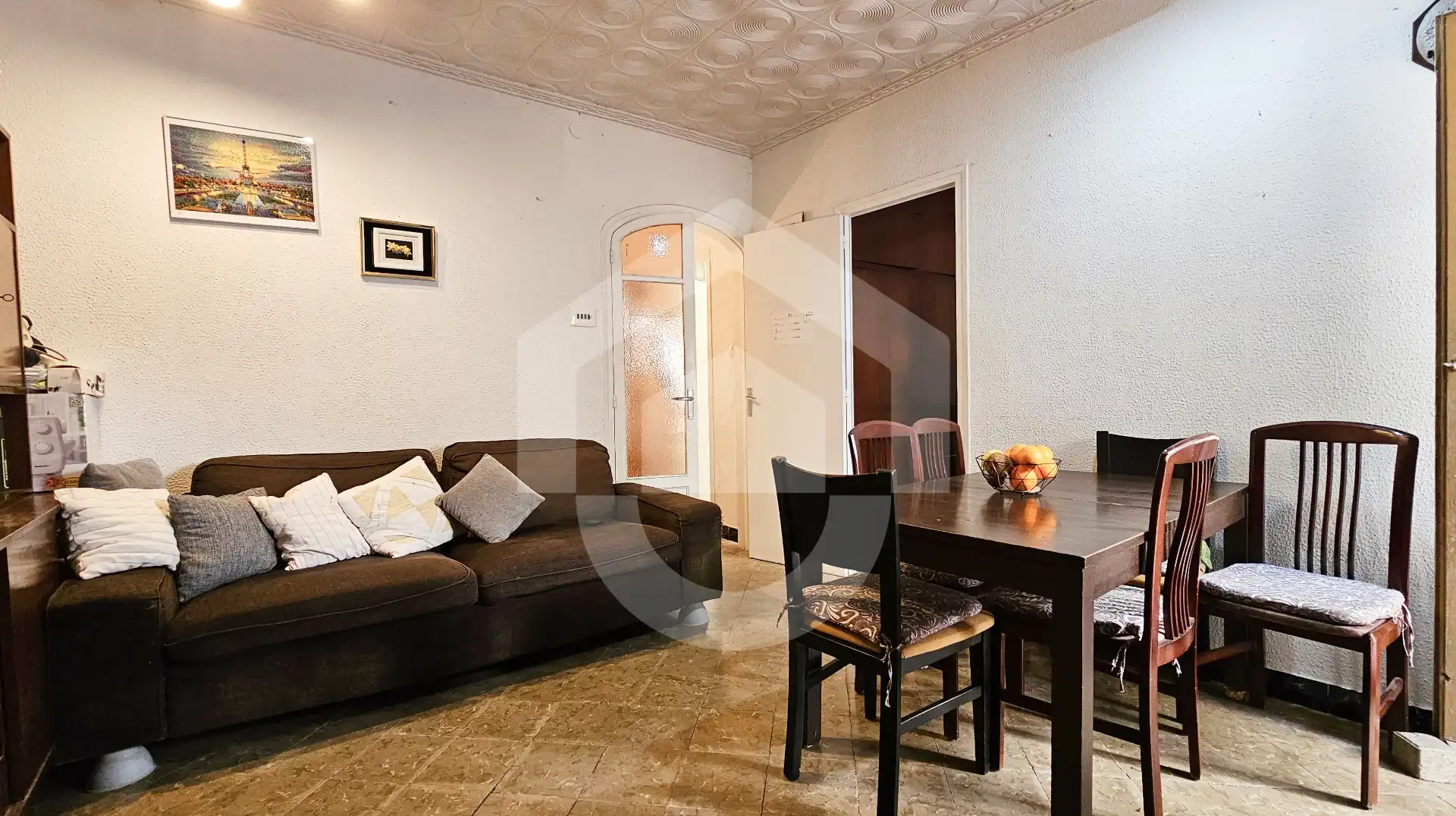 Sala de estar de Casa o chalet en venta en Barcelona con Terraza y Amueblado