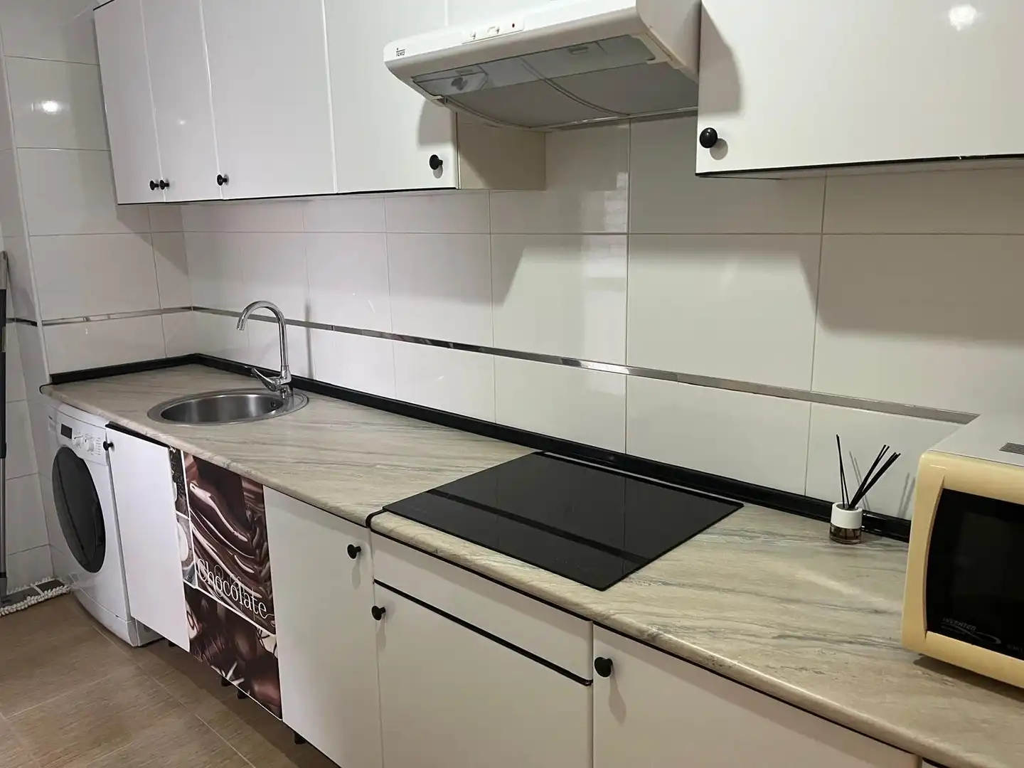 Kitchen of Flat for sale in Benavente  with Heating, Storage room and Community pool
